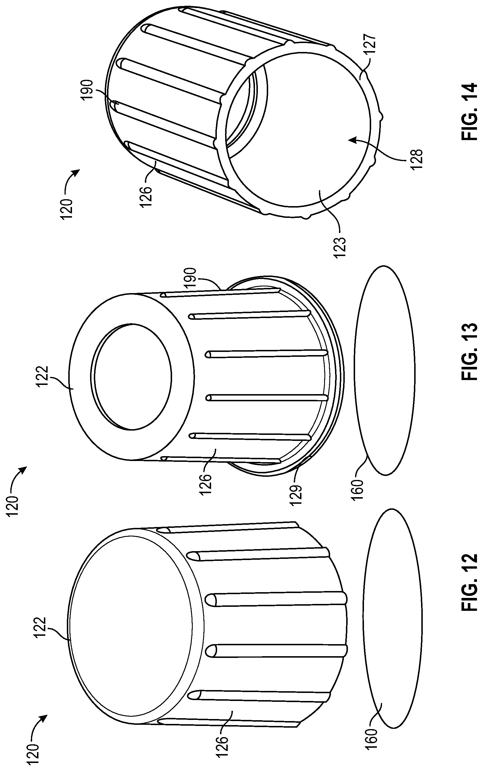 Patent US12098785 Figure 14 – Universal connector or cap for male and female threaded fittings