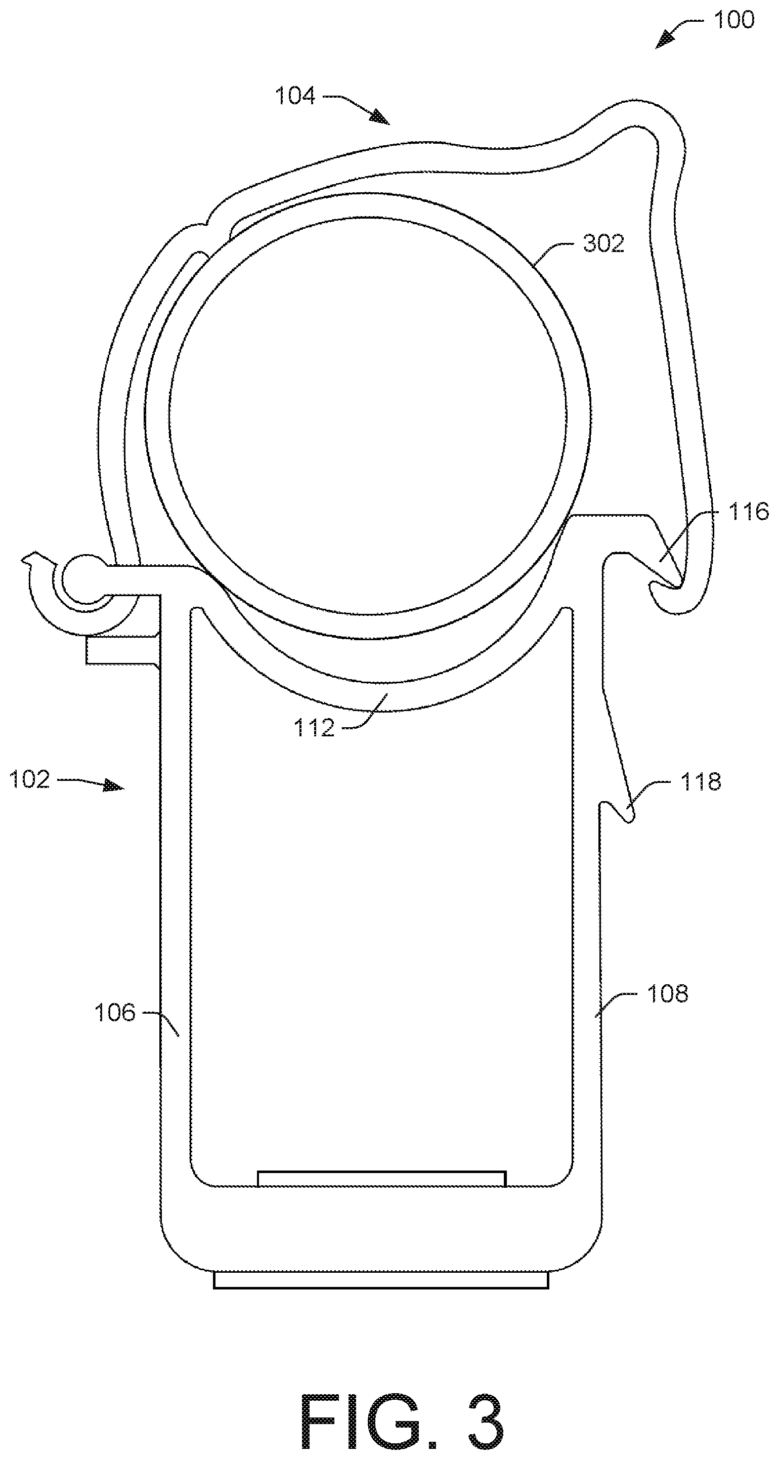 Patent US12098788 Figure 3 – Conduit mount bracket