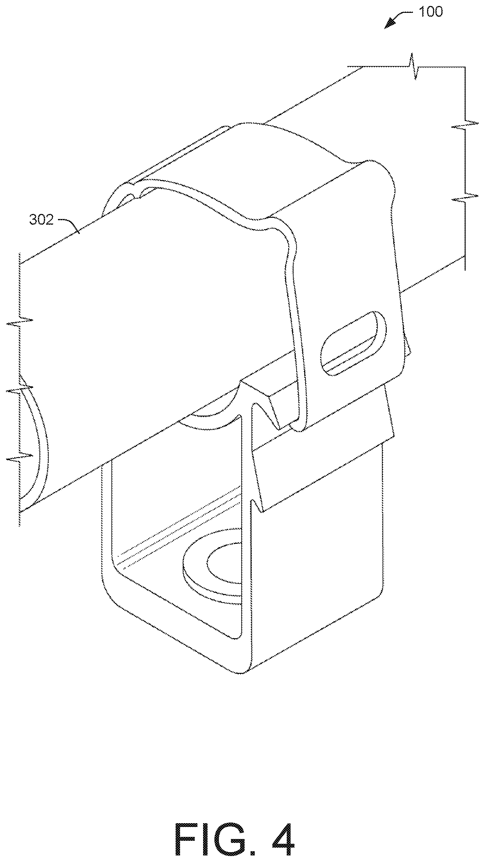 Patent US12098788 Figure 4 – Conduit mount bracket