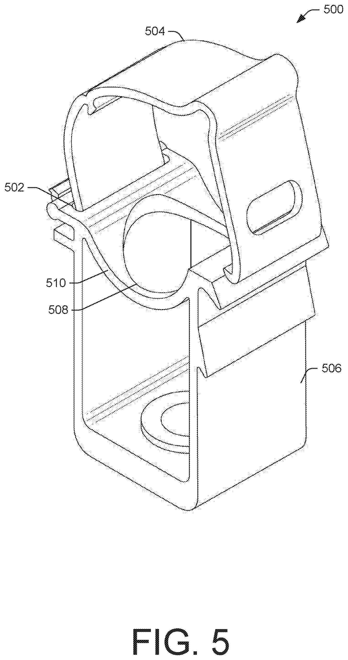 Patent US12098788 Figure 5 – Conduit mount bracket