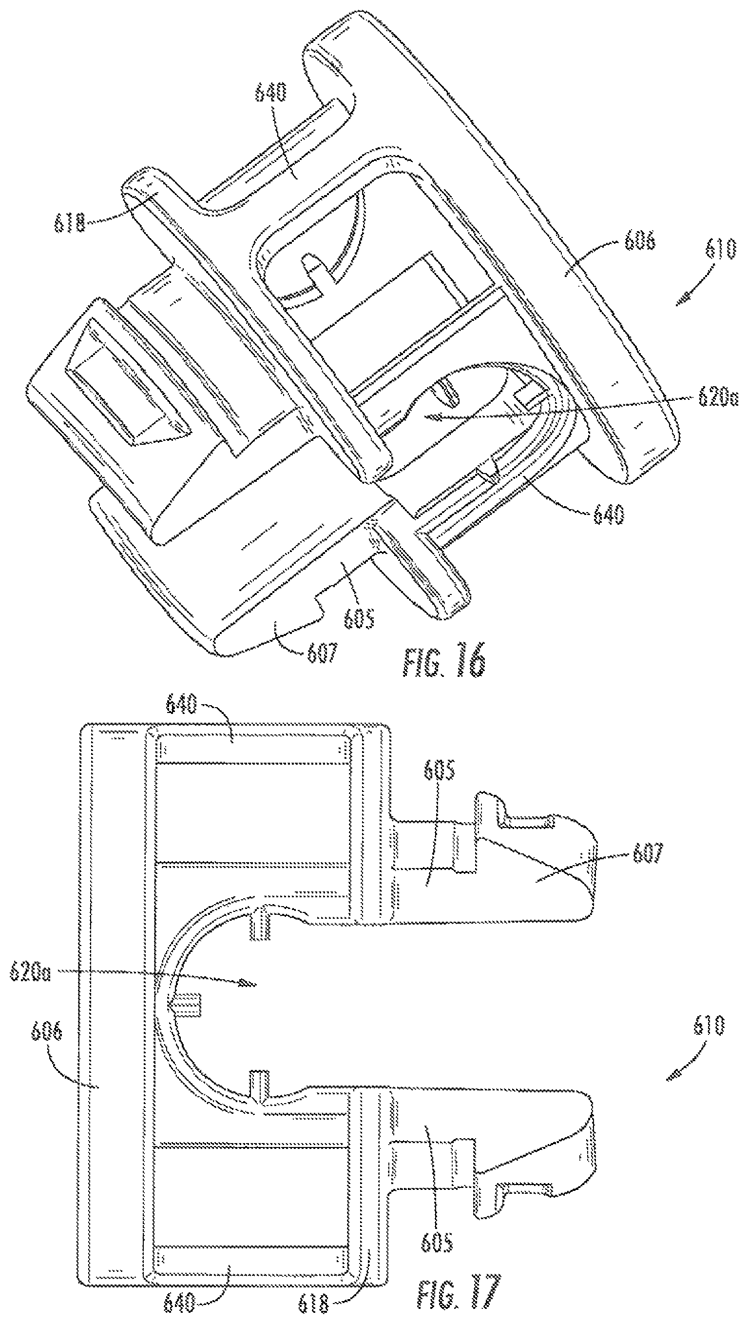 Patent US12098789 Figure 8 – Hanger for mounting cables