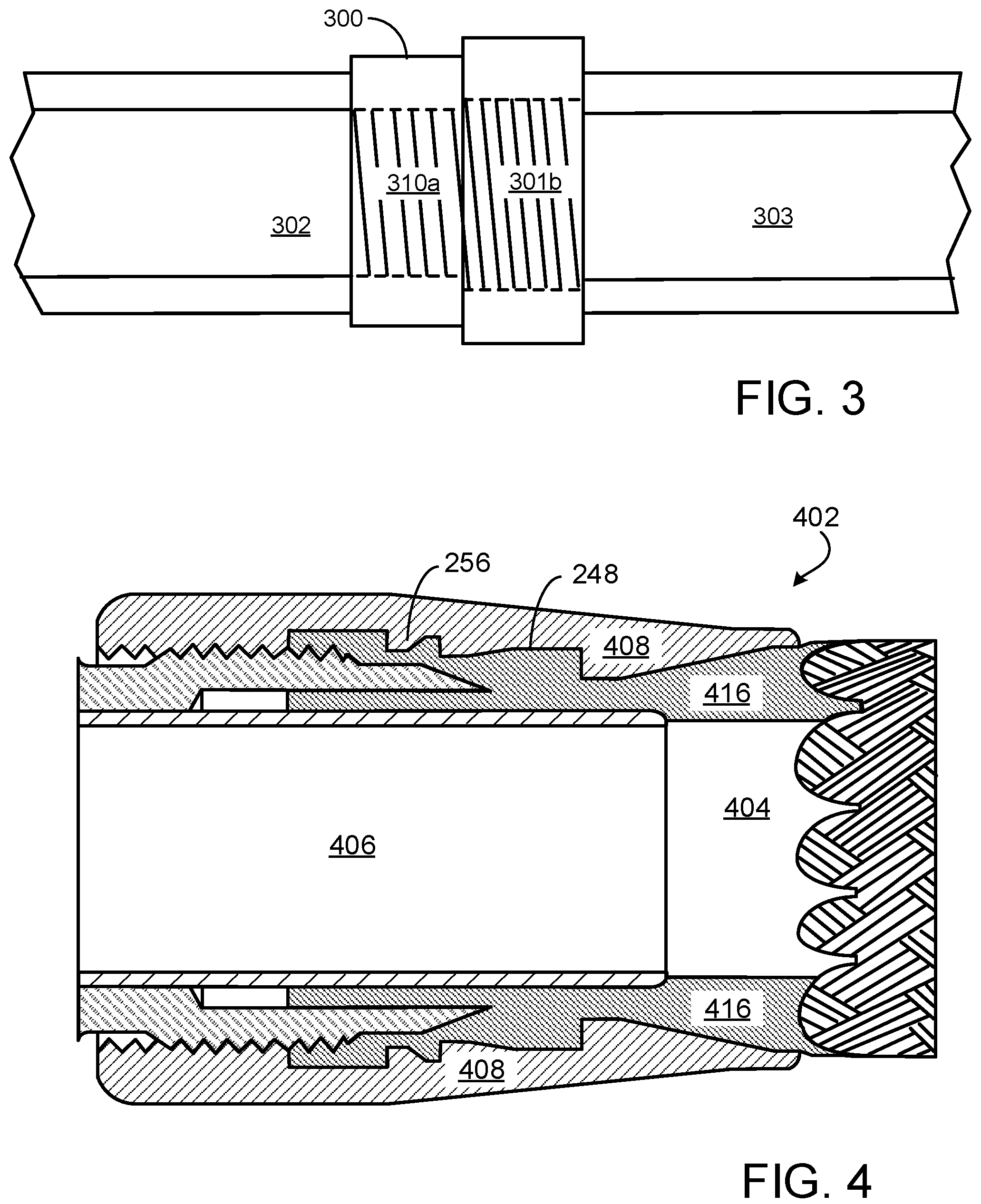 Patent US12098790 Figure 3 – Plumbing connectors with negative Poisson's ratio material coating