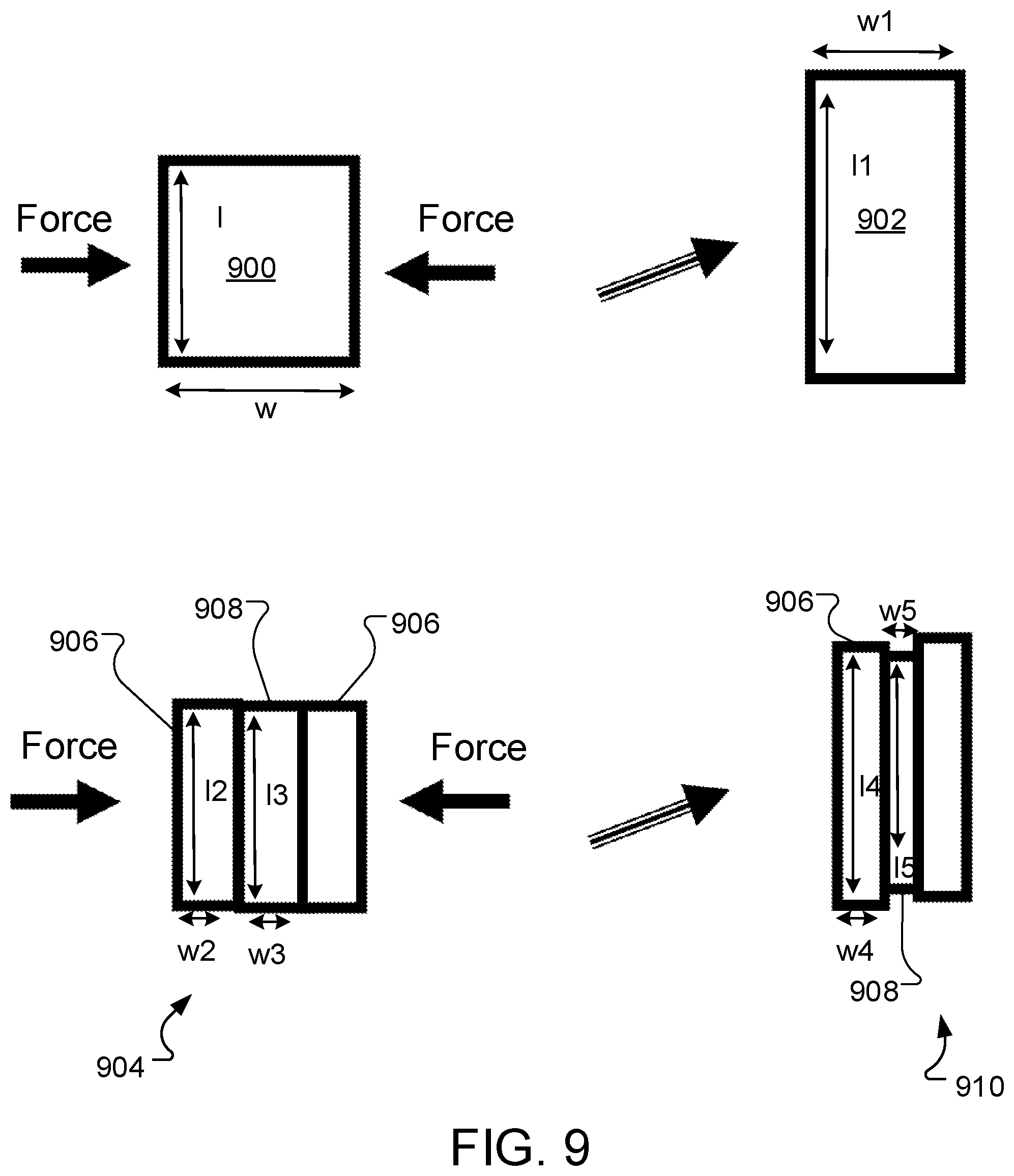 Patent US12098790 Figure 8 – Plumbing connectors with negative Poisson's ratio material coating