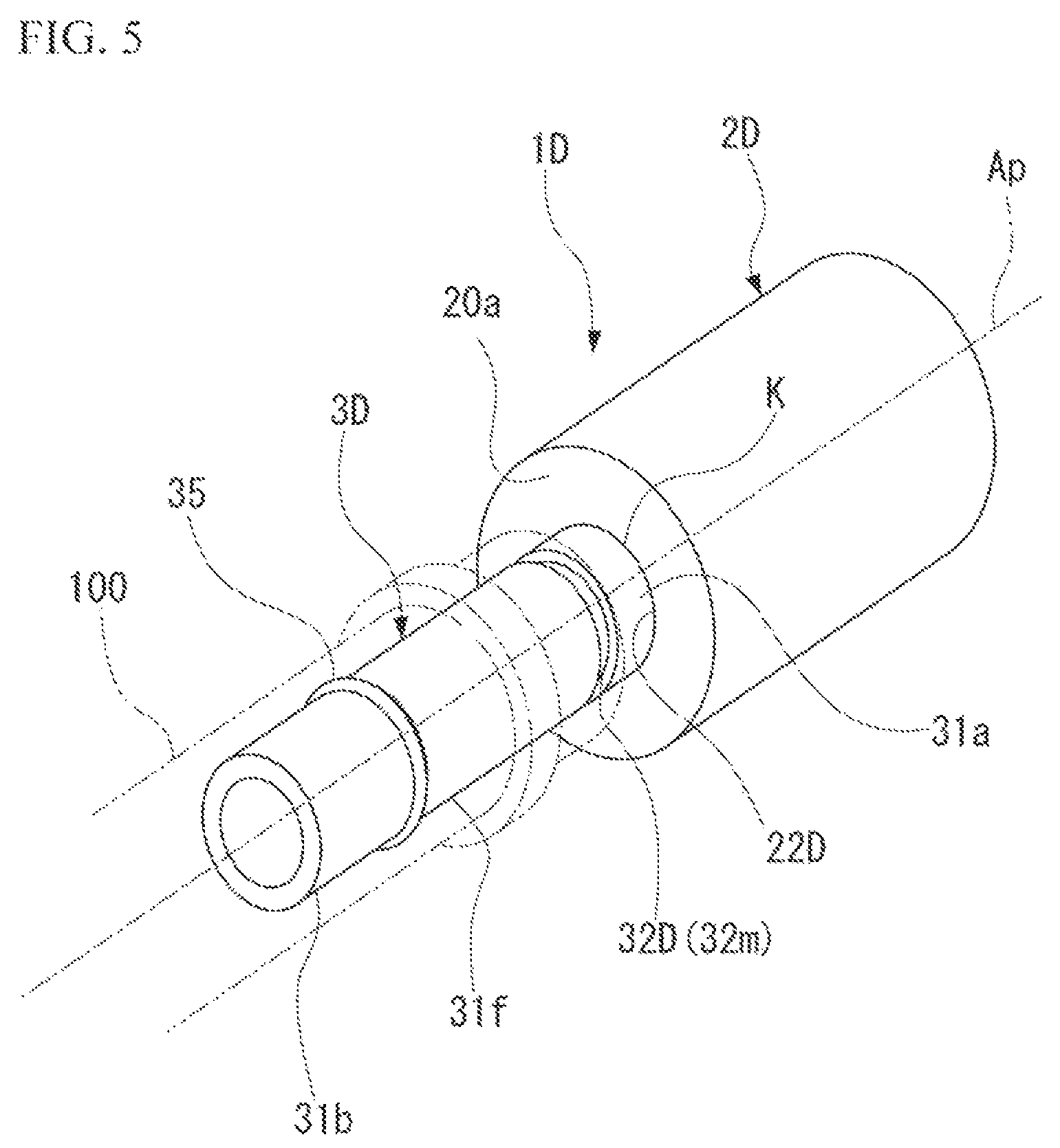 Patent US12098791 Figure 4 – Joint member, method for producing joint member, and method for connecting flexible tube to joint member