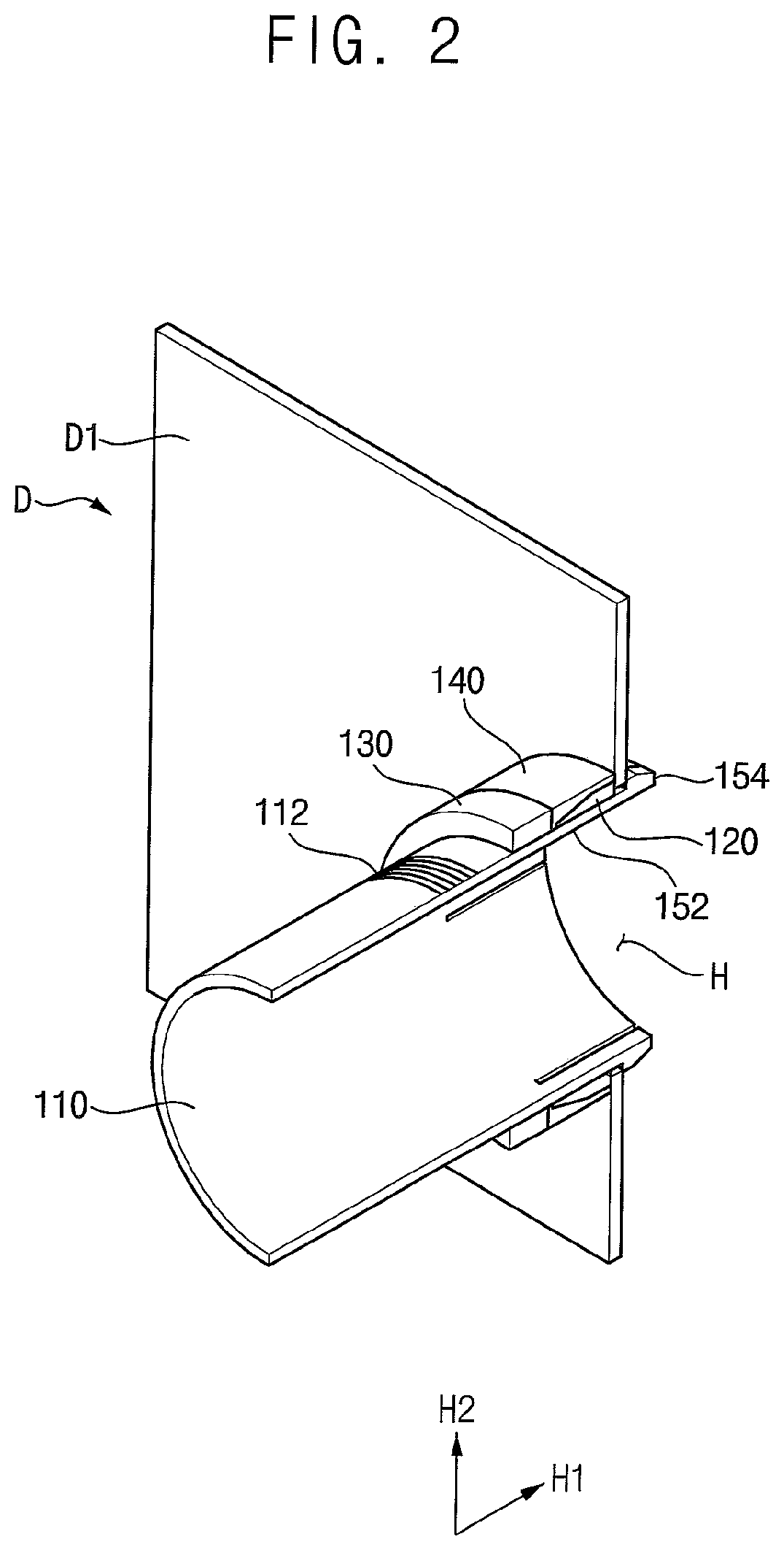 Patent US12098792 Figure 2 – Damper for an exhaust line of a semiconductor fabrication apparatus