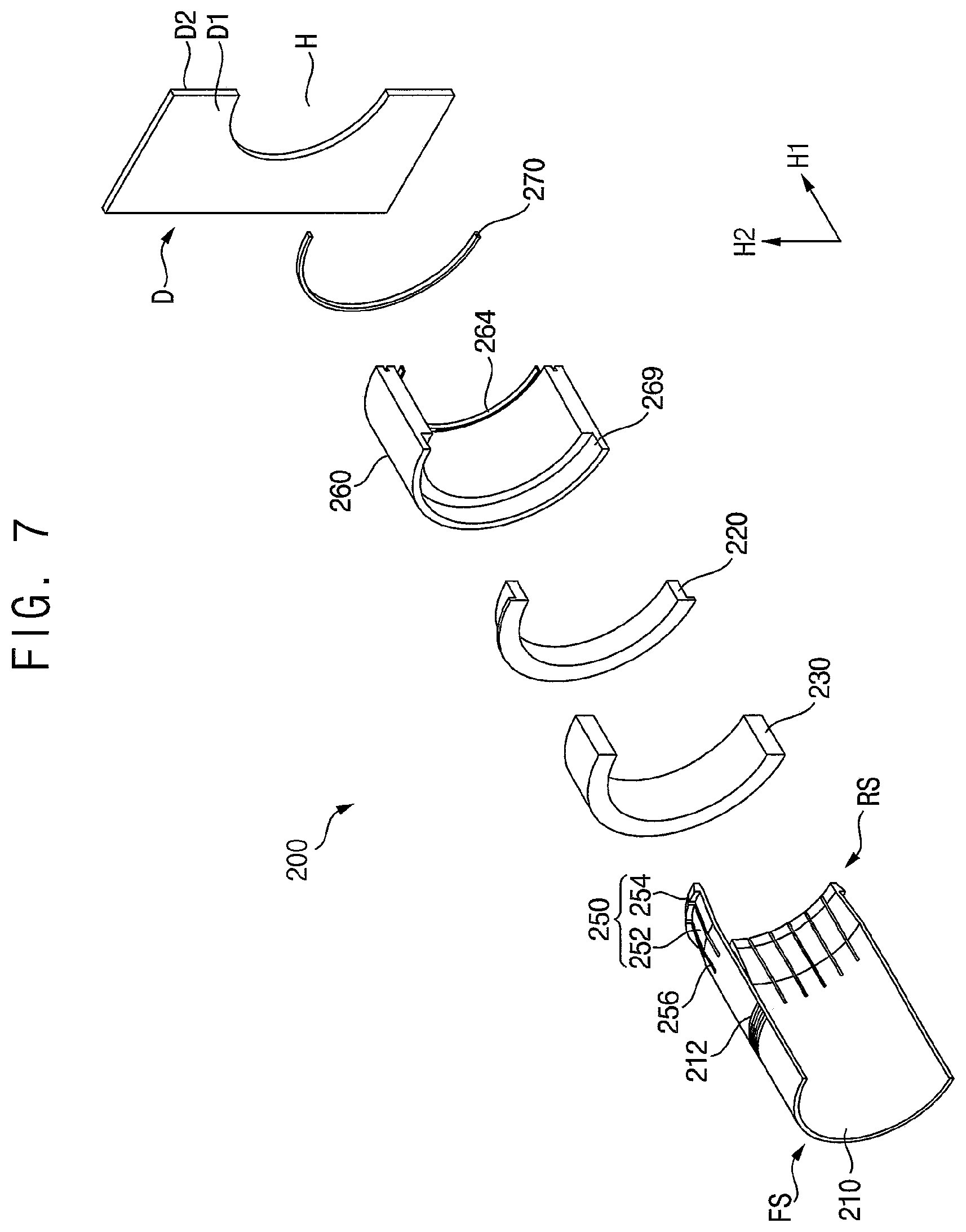 Patent US12098792 Figure 5 – Damper for an exhaust line of a semiconductor fabrication apparatus