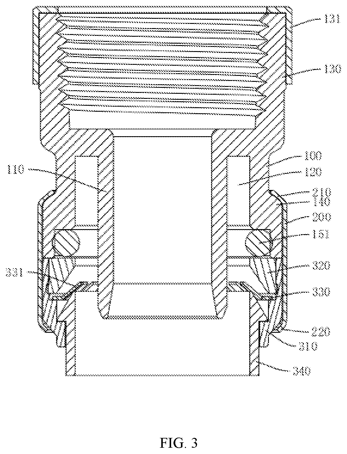 Patent US12098793 Figure 3 – Quick coupling for pipelines