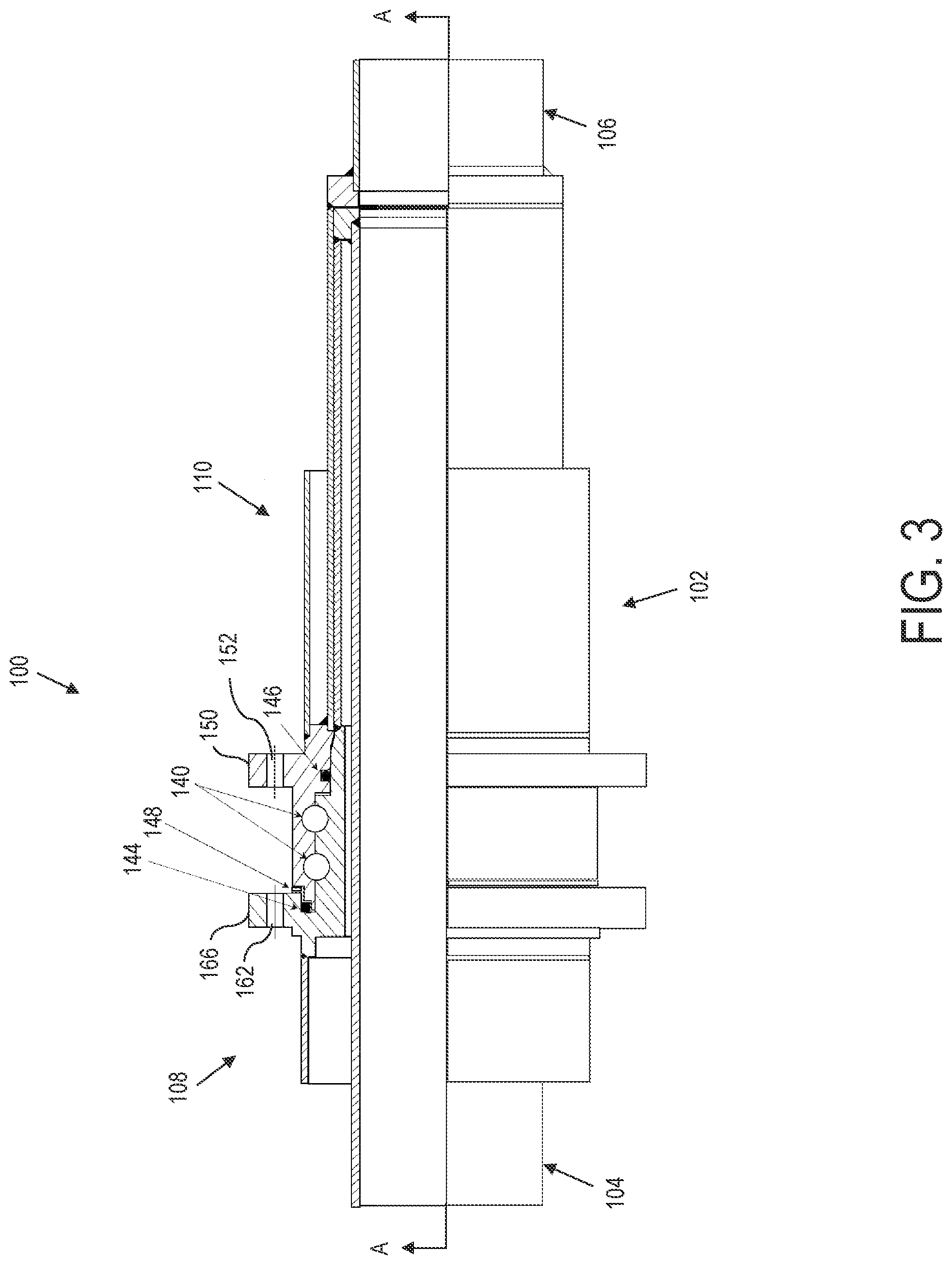 Patent US12098794 Figure 6 – Cryogenic rotating seal