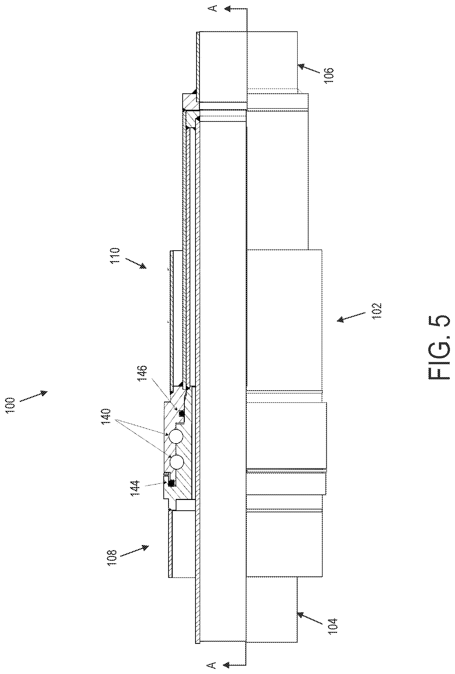 Patent US12098794 Figure 8 – Cryogenic rotating seal