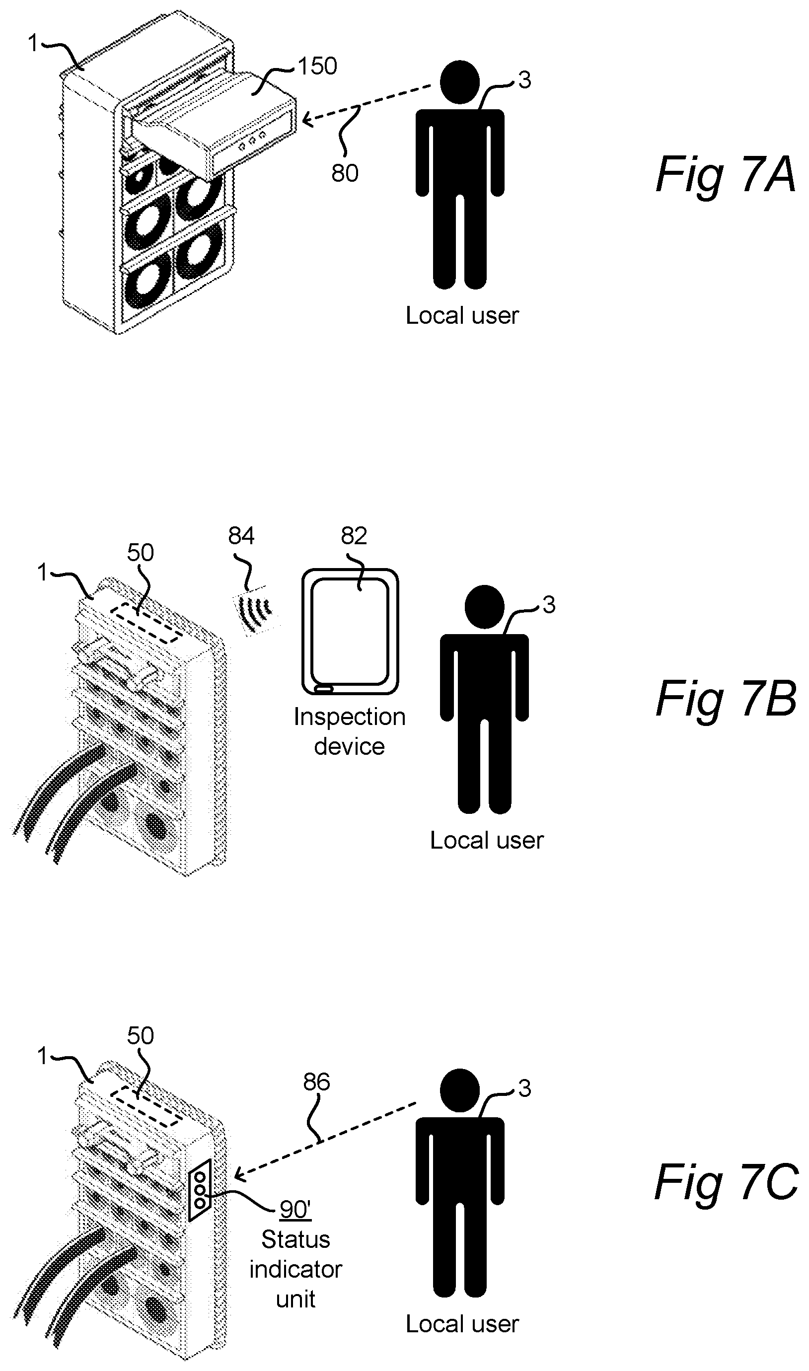 Patent US12098795 Figure 5 – Monitoring system for cable, pipe or wire transits, and a transit guard unit for use therein