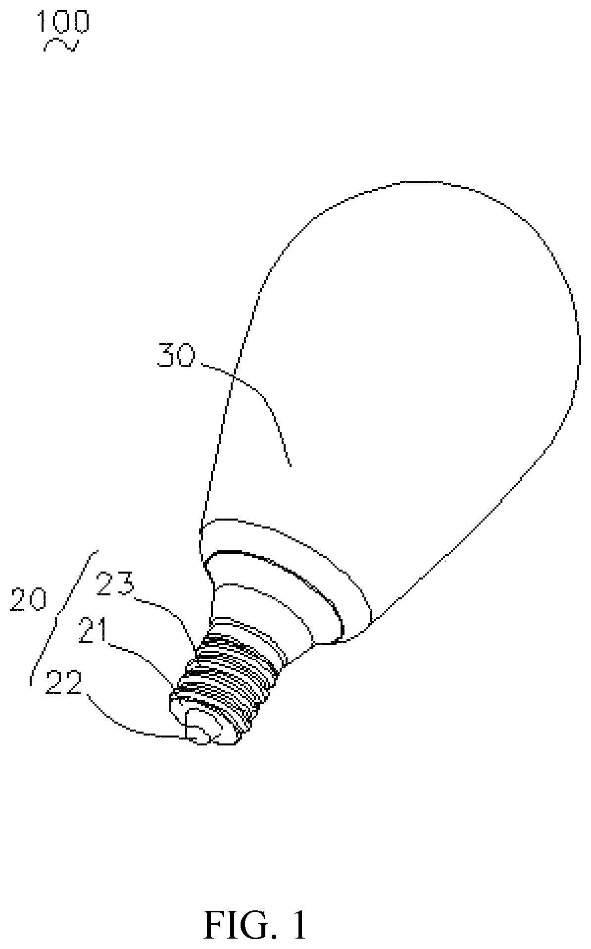 Patent US12098808 Figure 1 – Decorative lamp