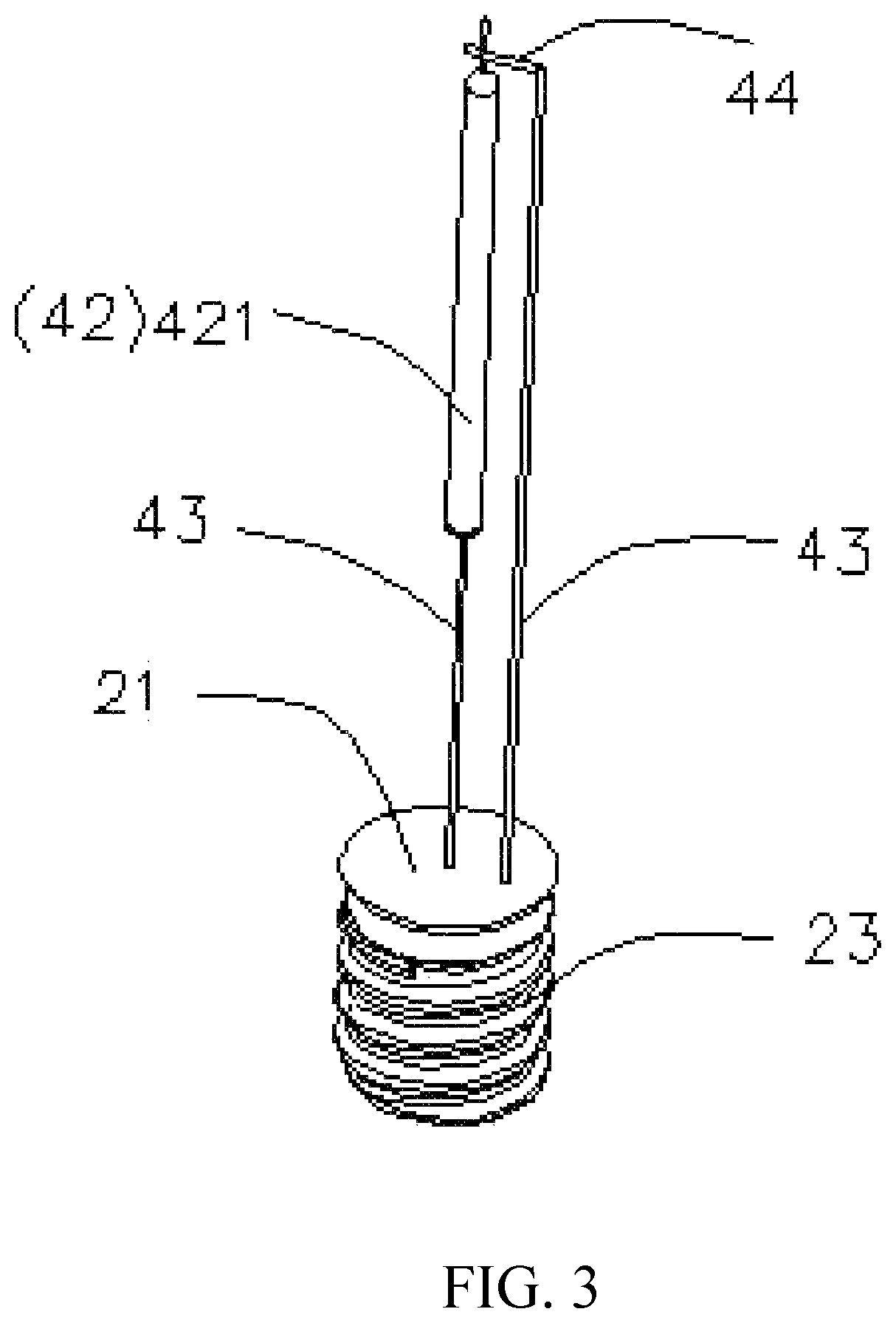 Patent US12098808 Figure 3 – Decorative lamp