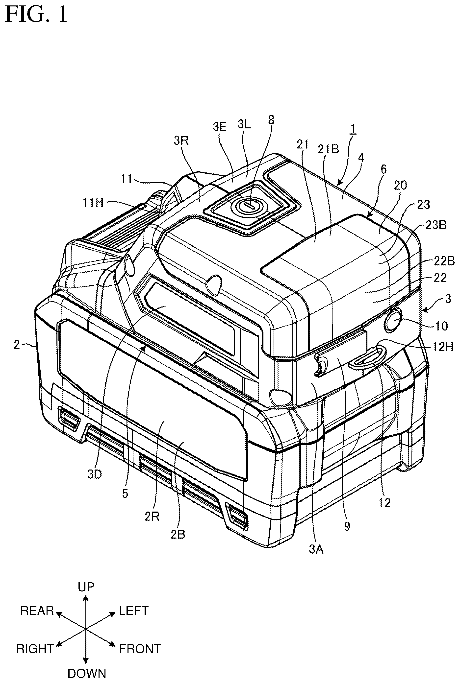 Patent US12098810 Figure 1 – Illumination apparatus