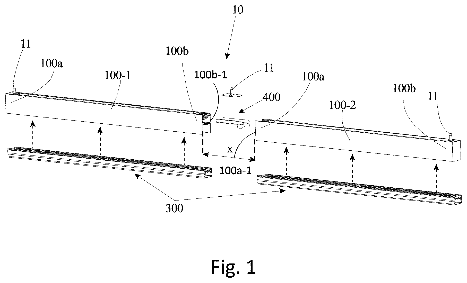 Patent US12098814 — Illumination system for line illumination — Figure 1