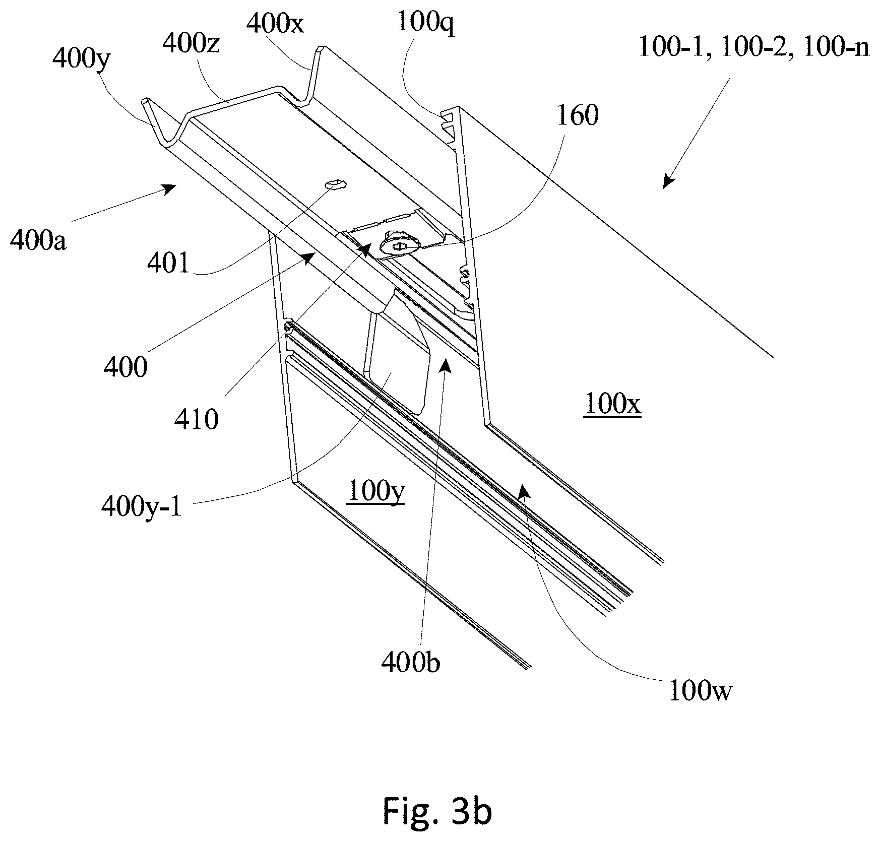 Patent US12098814 Figure 4 – Illumination system for line illumination