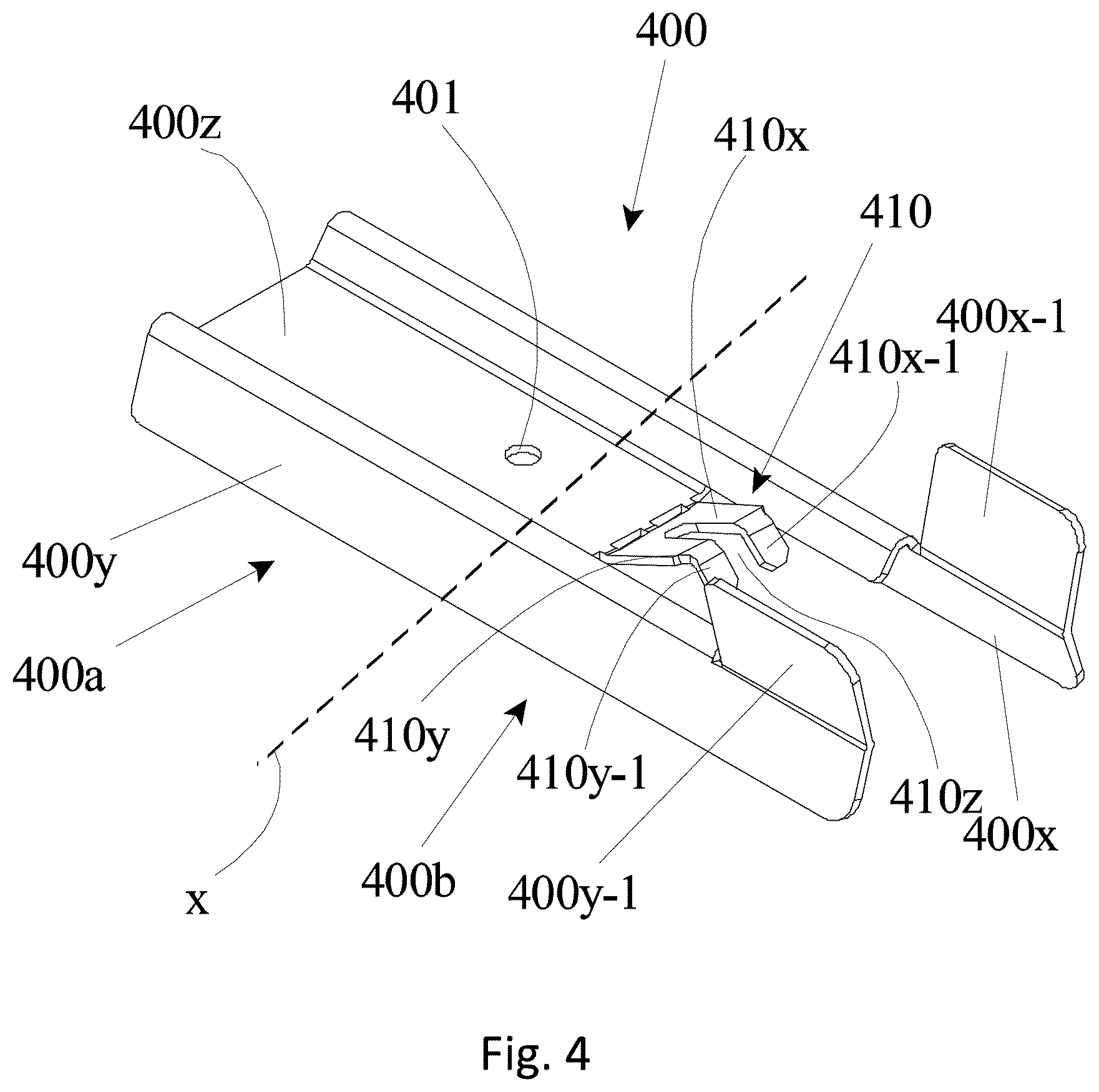 Patent US12098814 Figure 5 – Illumination system for line illumination