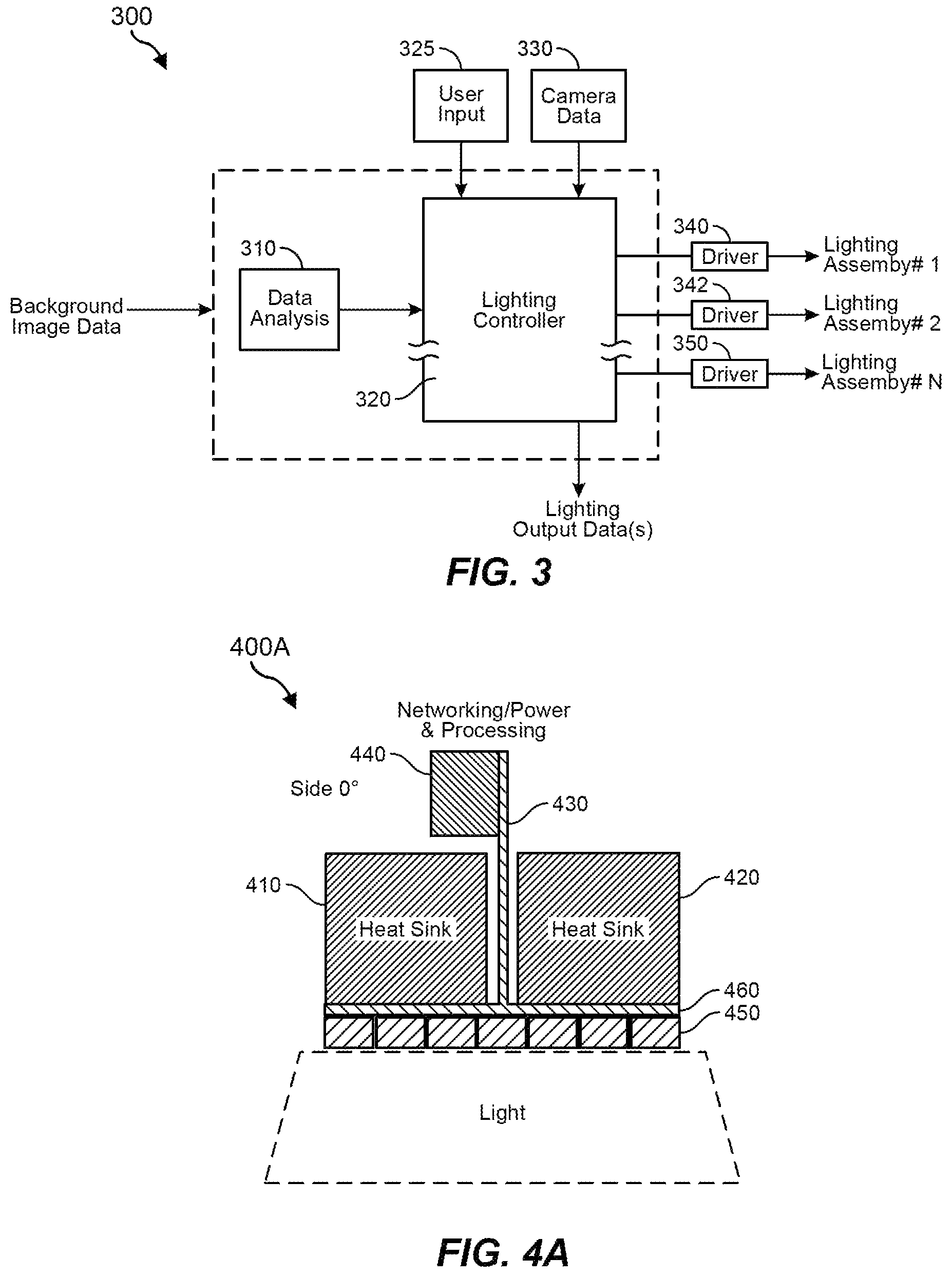 Patent US12098819 Figure 2 – Stage lighting assembly with perforated layer