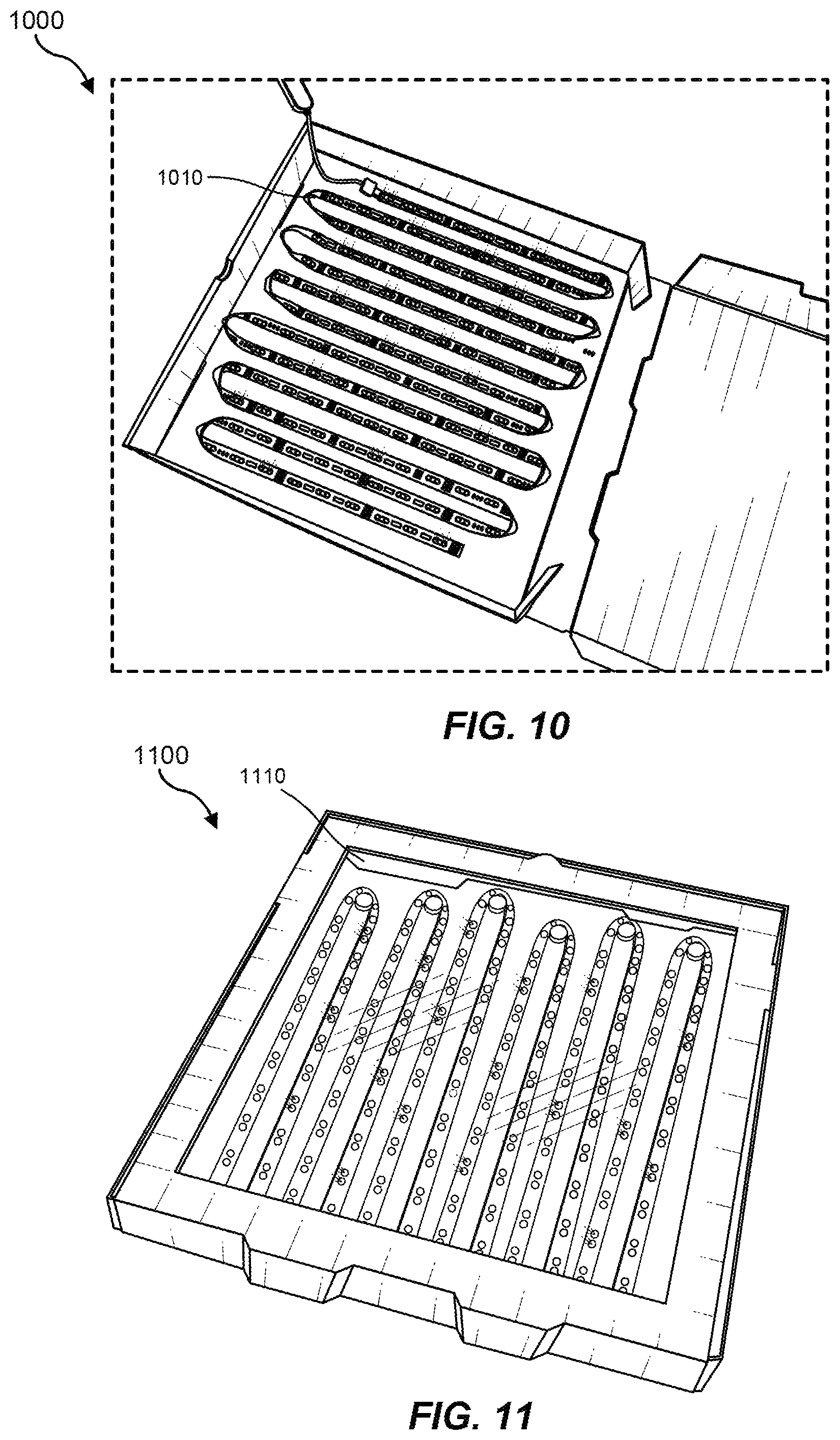 Patent US12098819 Figure 7 – Stage lighting assembly with perforated layer