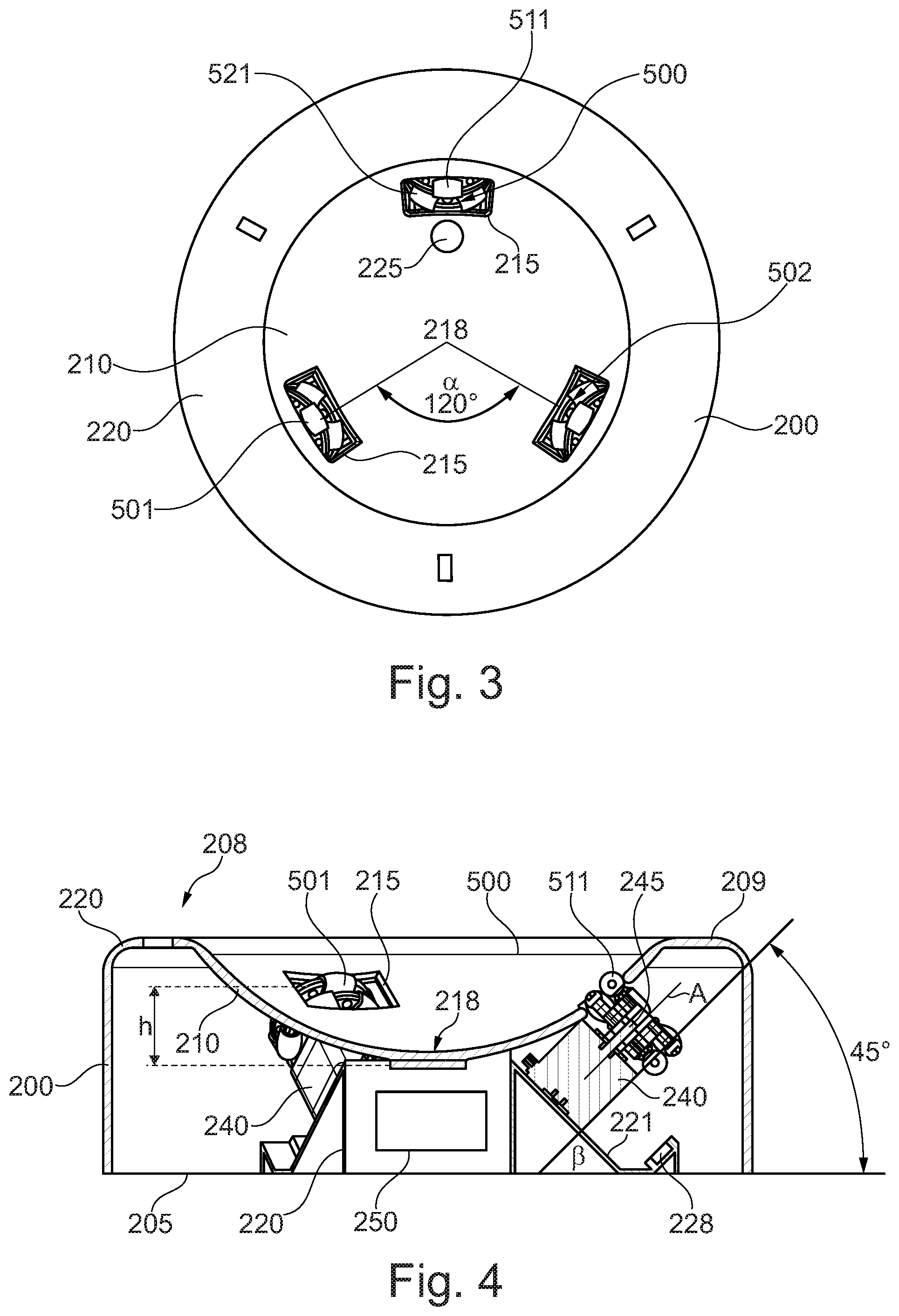 Patent US12098820 Figure 2 – Spherical moving head light fixture