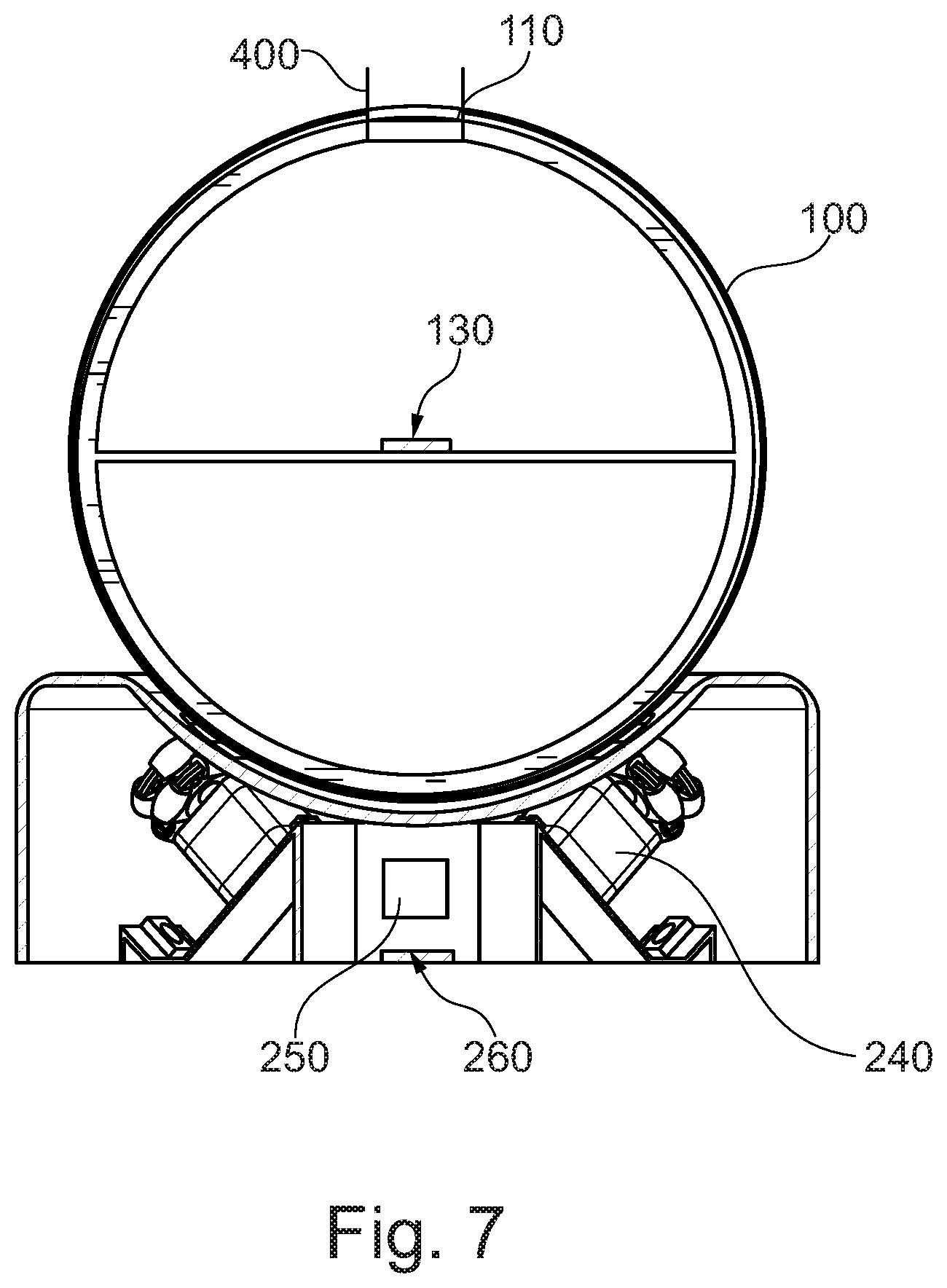 Patent US12098820 Figure 4 – Spherical moving head light fixture