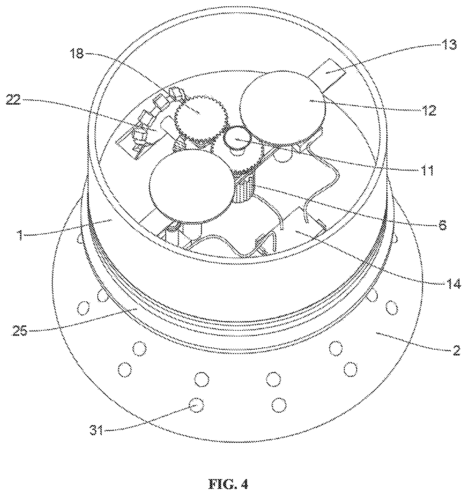 Patent US12098821 Figure 4 – Rotary type star projection lamp with audio playing and atmosphere set-off functions