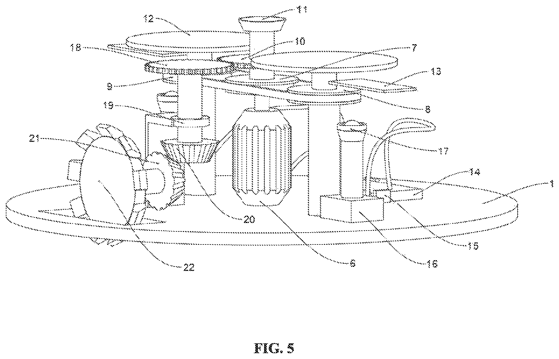 Patent US12098821 Figure 5 – Rotary type star projection lamp with audio playing and atmosphere set-off functions