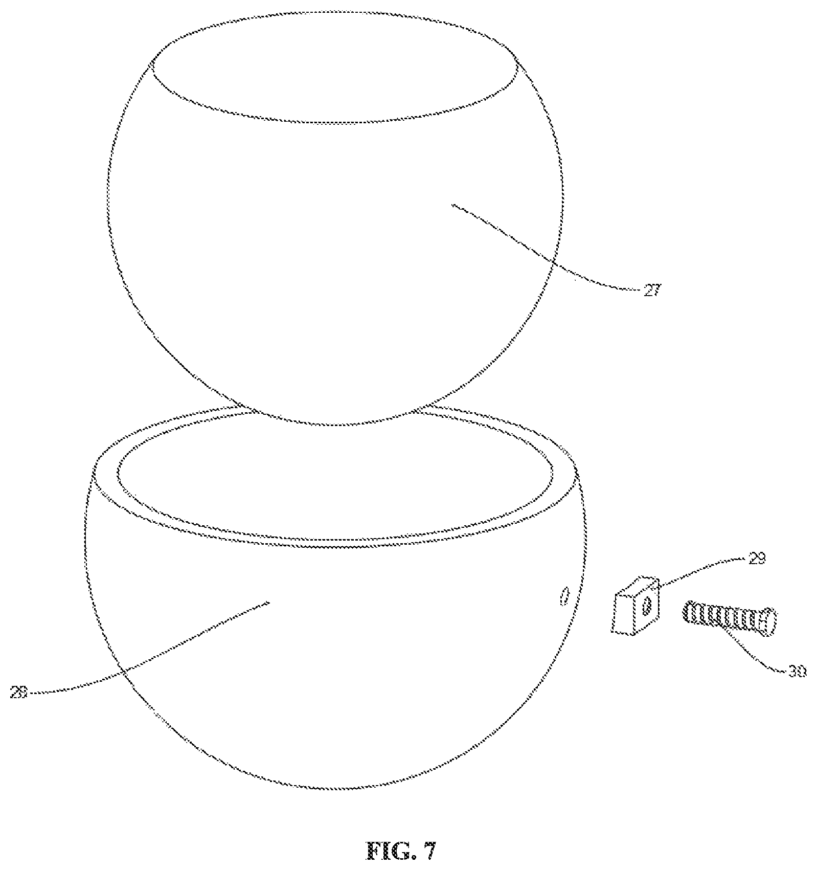 Patent US12098821 Figure 7 – Rotary type star projection lamp with audio playing and atmosphere set-off functions