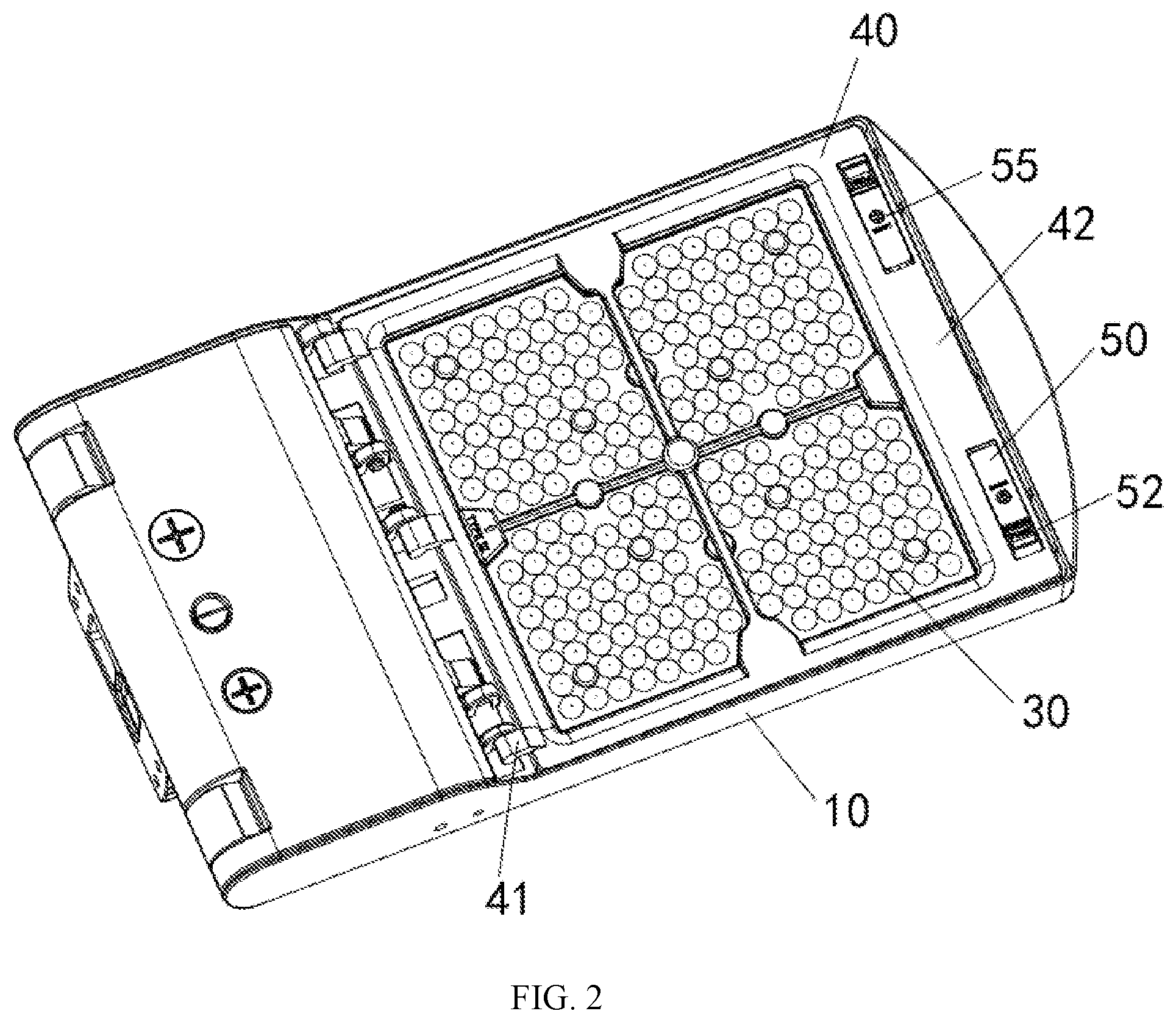 Patent US12098824 Figure 2 – LED lamp and lamp holder assembly