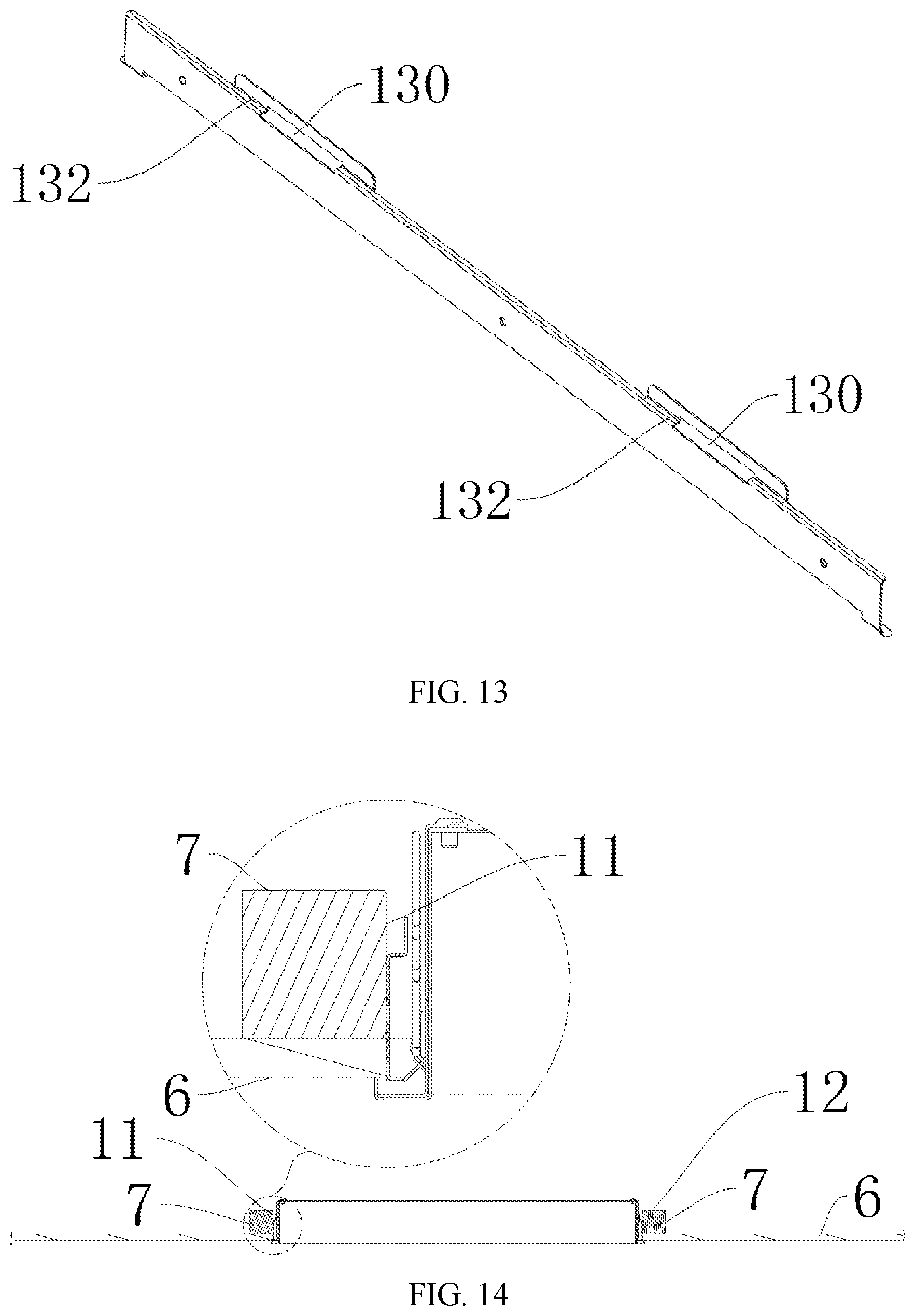 Patent US12098825 Figure 7 – Ceiling-mounted lighting system