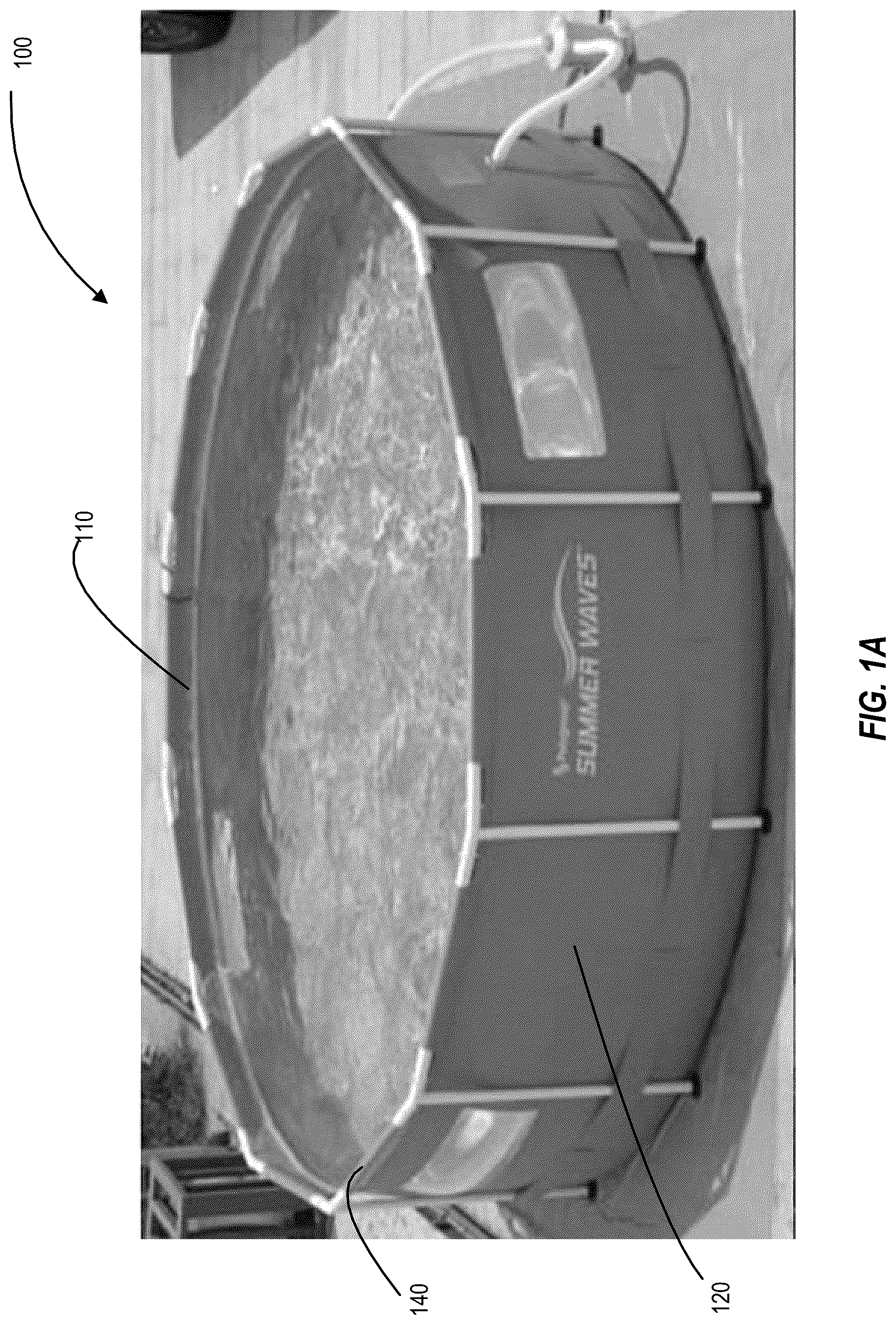 Patent US12098826 Figure 1 – Pool liner with LED light strings