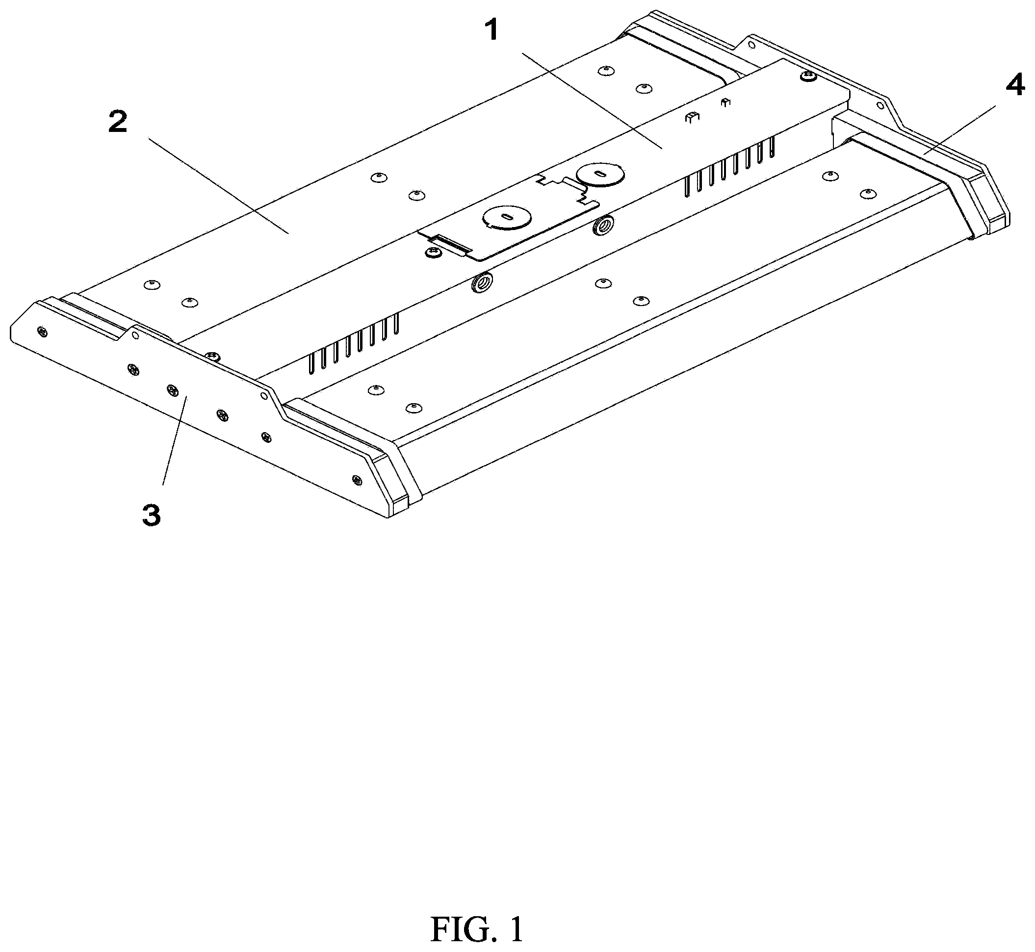 Patent US12098830 Figure 1 – Industrial and mining lamp that can be rotated and adjusted from multiple angles