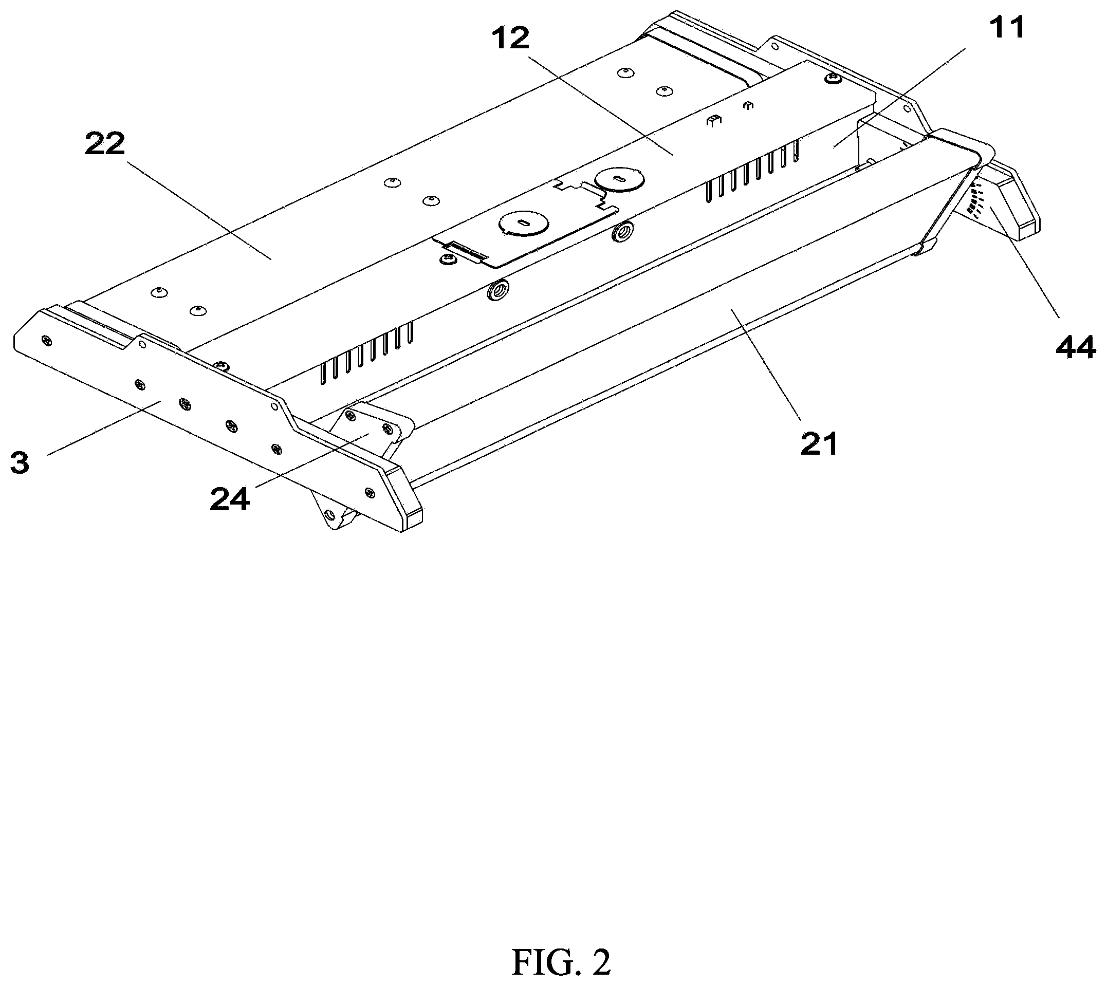 Patent US12098830 Figure 2 – Industrial and mining lamp that can be rotated and adjusted from multiple angles