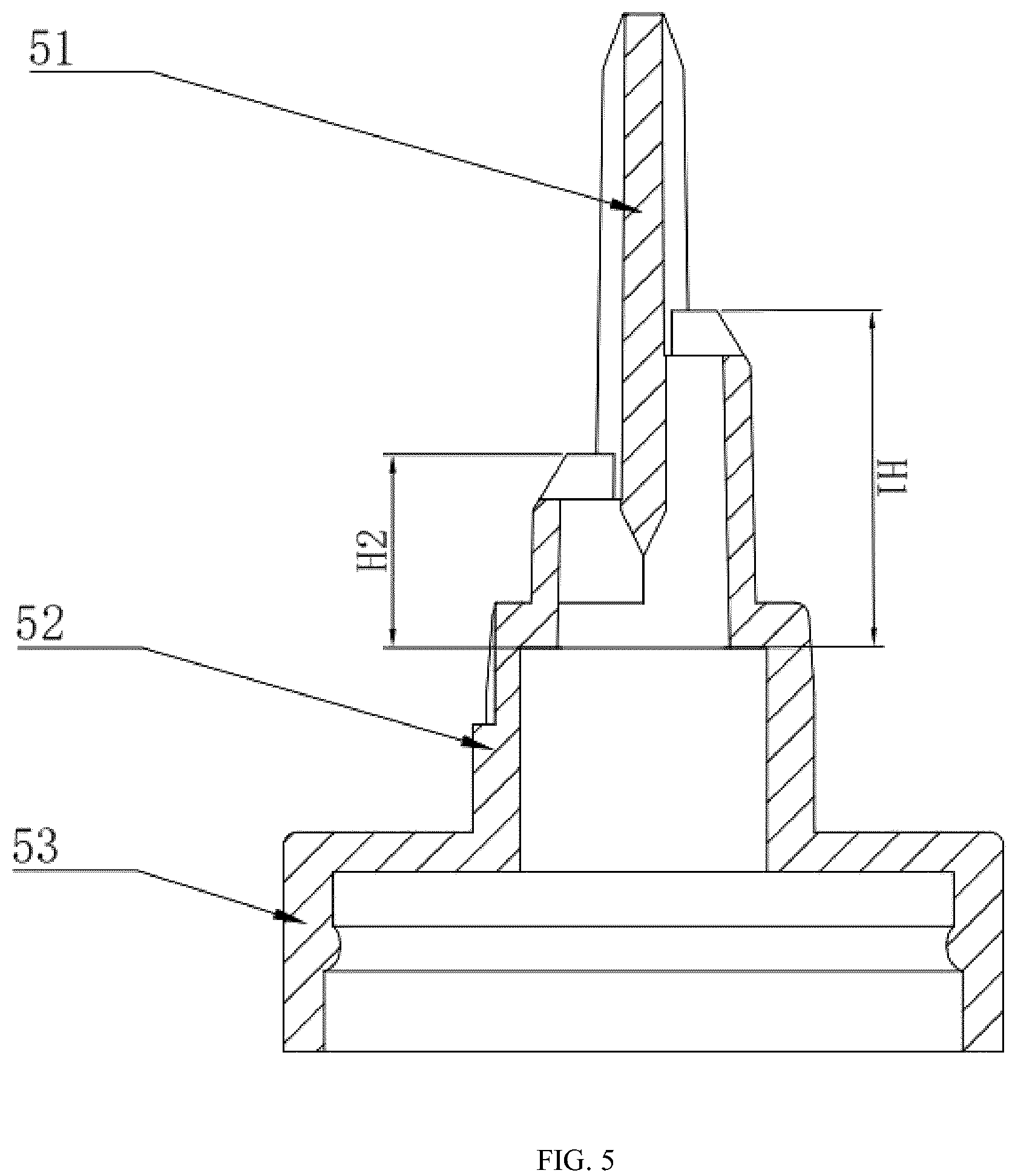 Patent US12098832 Figure 5 – Lamp head for christmas light