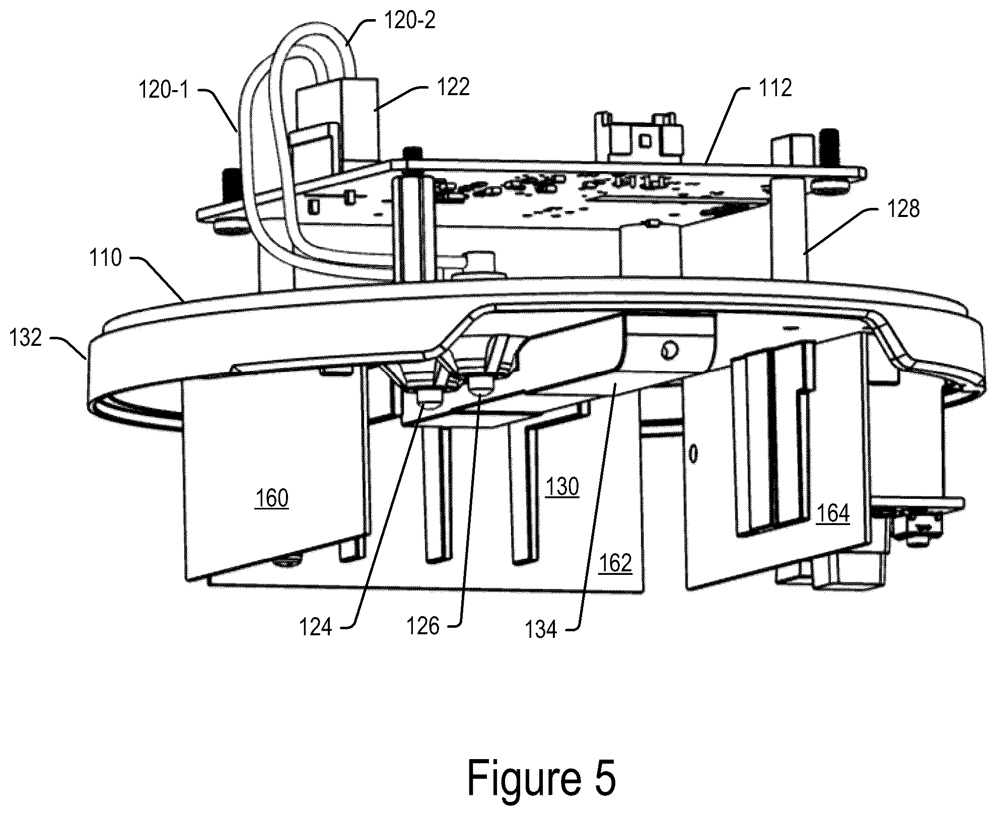 Patent US12098833 Figure 4 – Pogo pin slot for rapid UV light module replacement