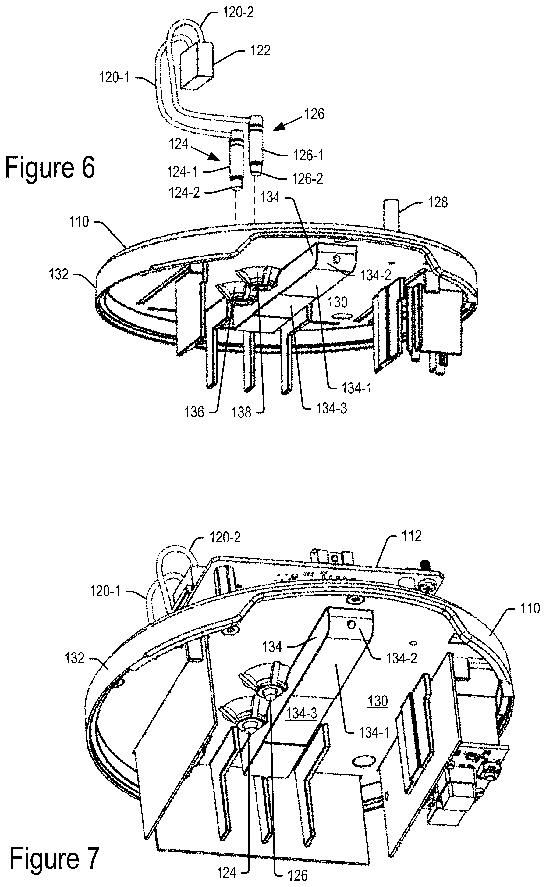 Patent US12098833 Figure 5 – Pogo pin slot for rapid UV light module replacement