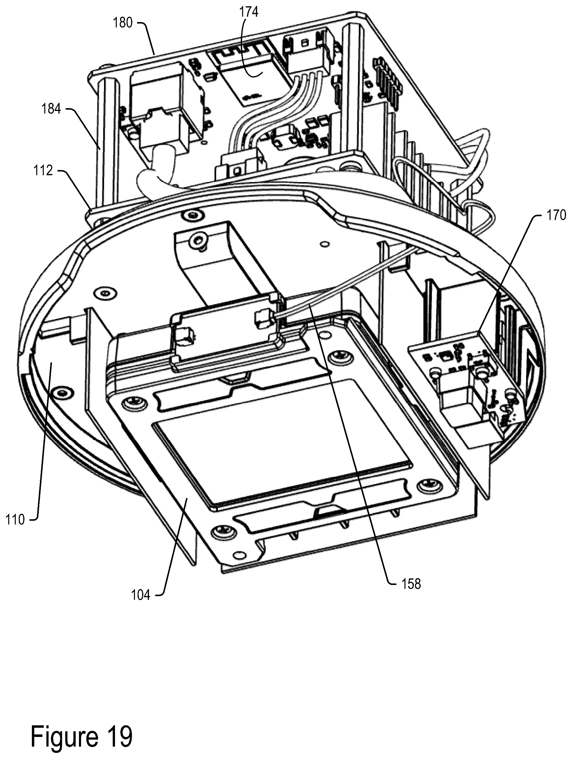 Patent US12098833 Figure 15 – Pogo pin slot for rapid UV light module replacement
