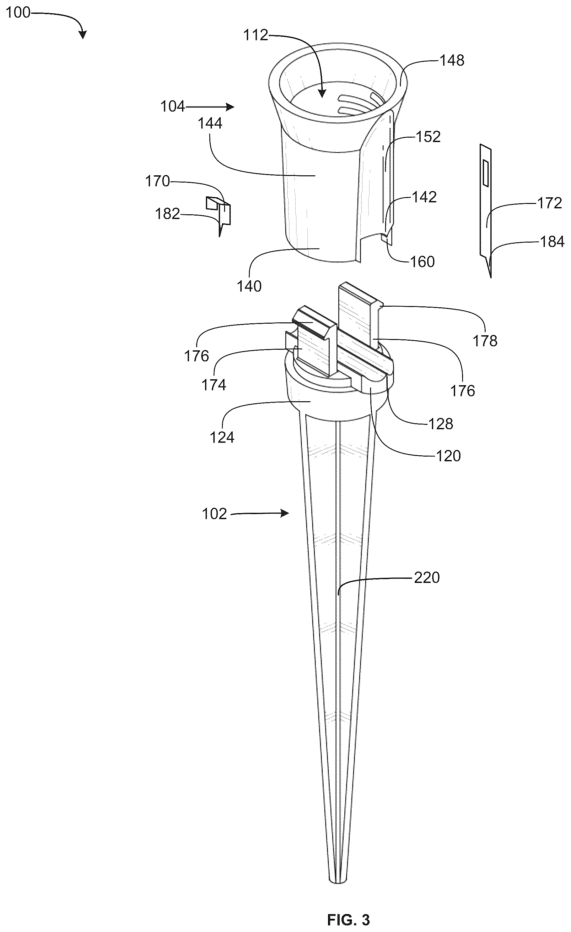 Patent US12098834 Figure 3 – Electrical light assembly