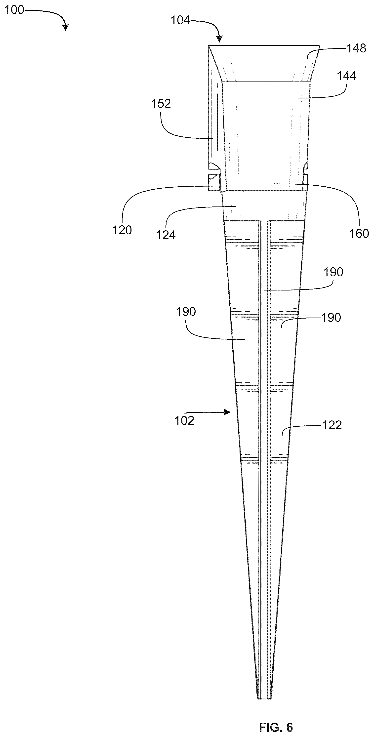Patent US12098834 Figure 6 – Electrical light assembly