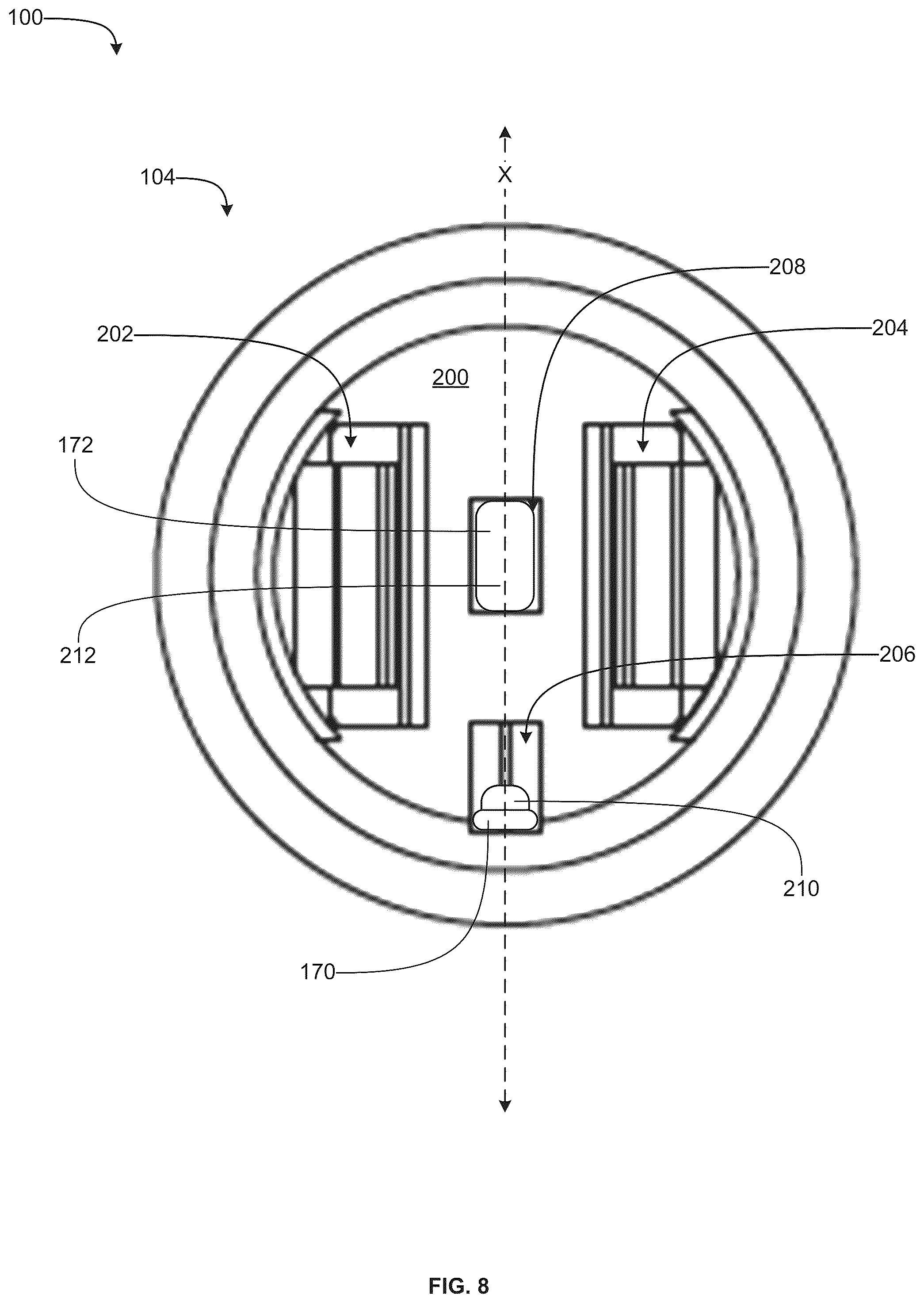 Patent US12098834 Figure 8 – Electrical light assembly