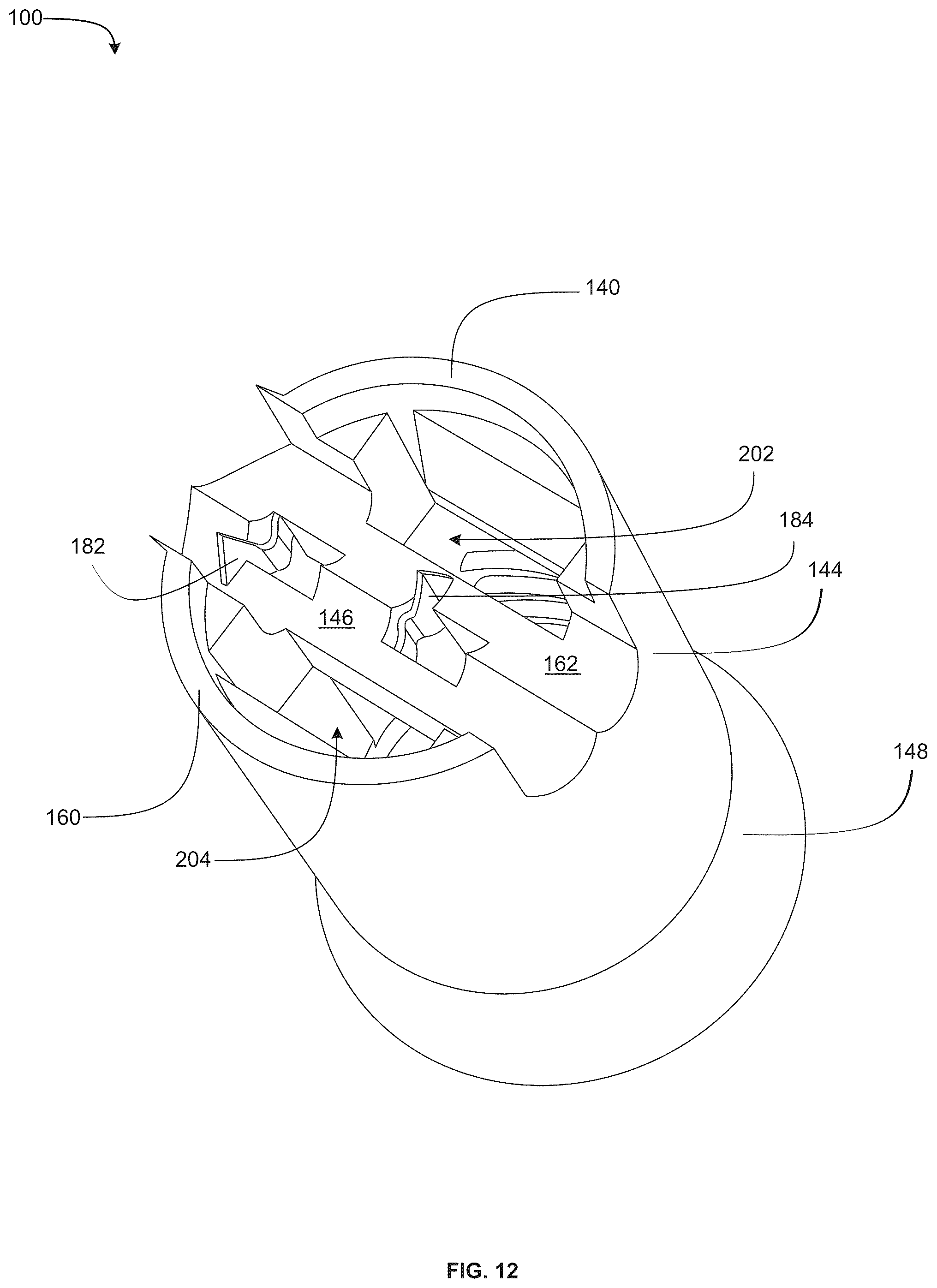 Patent US12098834 Figure 12 – Electrical light assembly