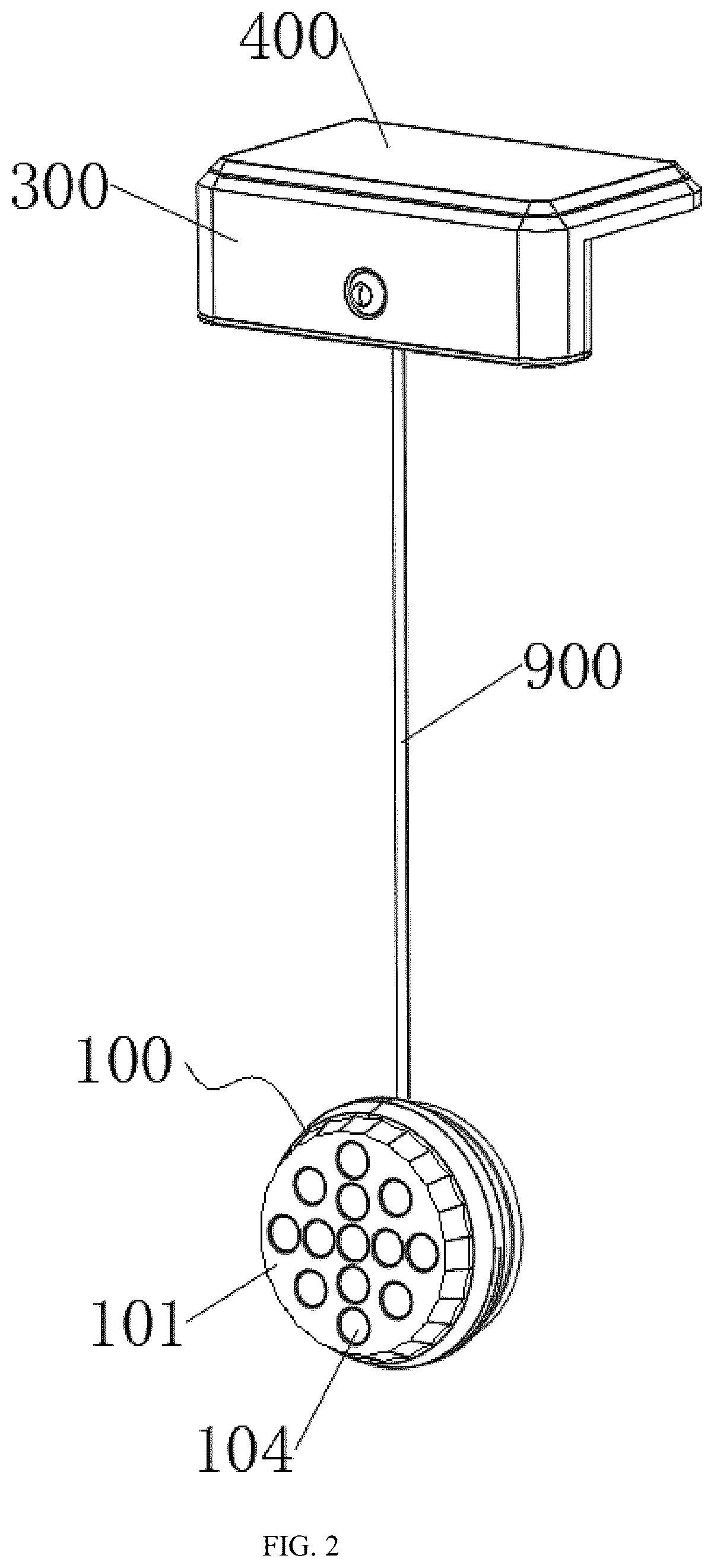 Patent US12098835 Figure 2 – Pool light