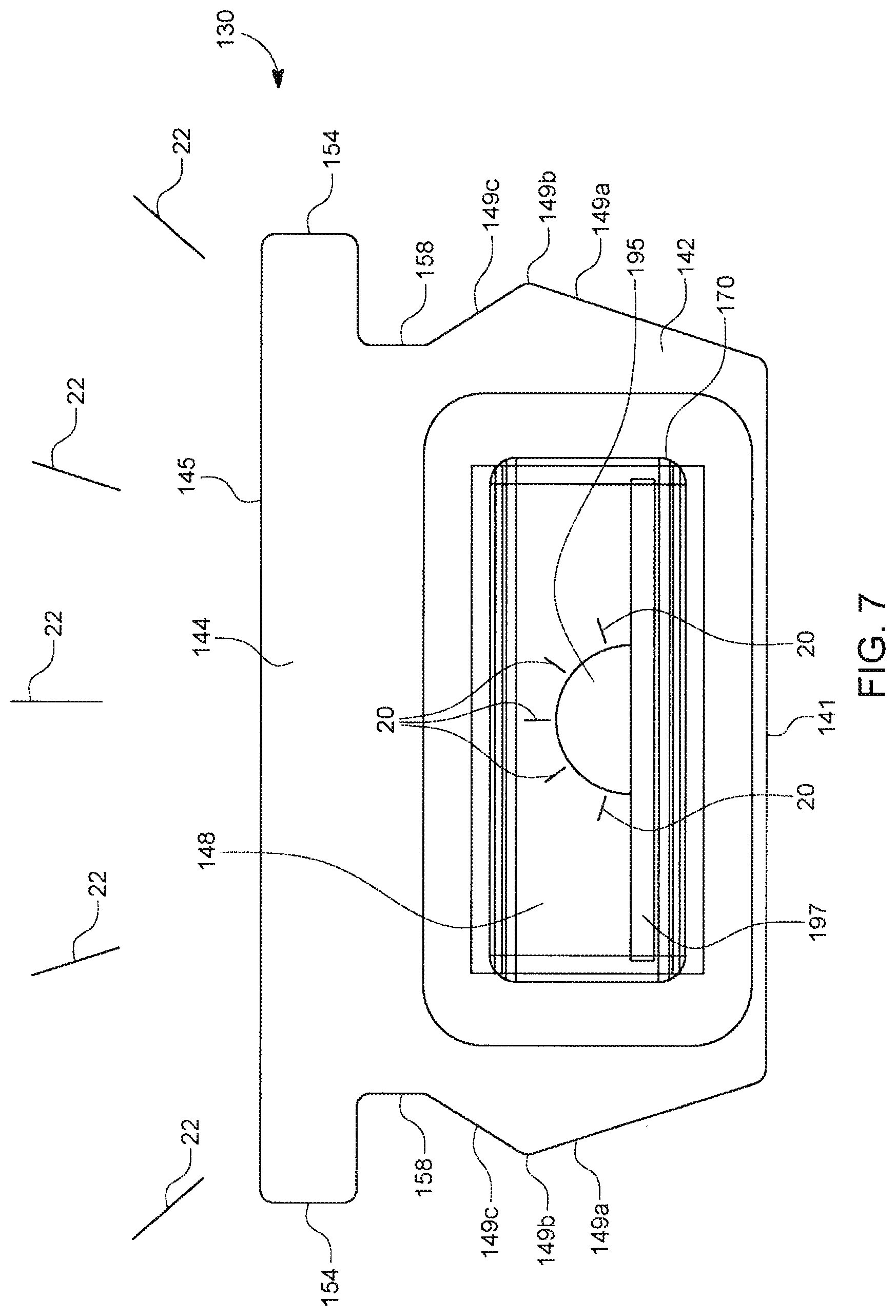 Patent US12098836 Figure 5 – Diffused lighting assemblies and methods of installation on marine vessels and land vehicles