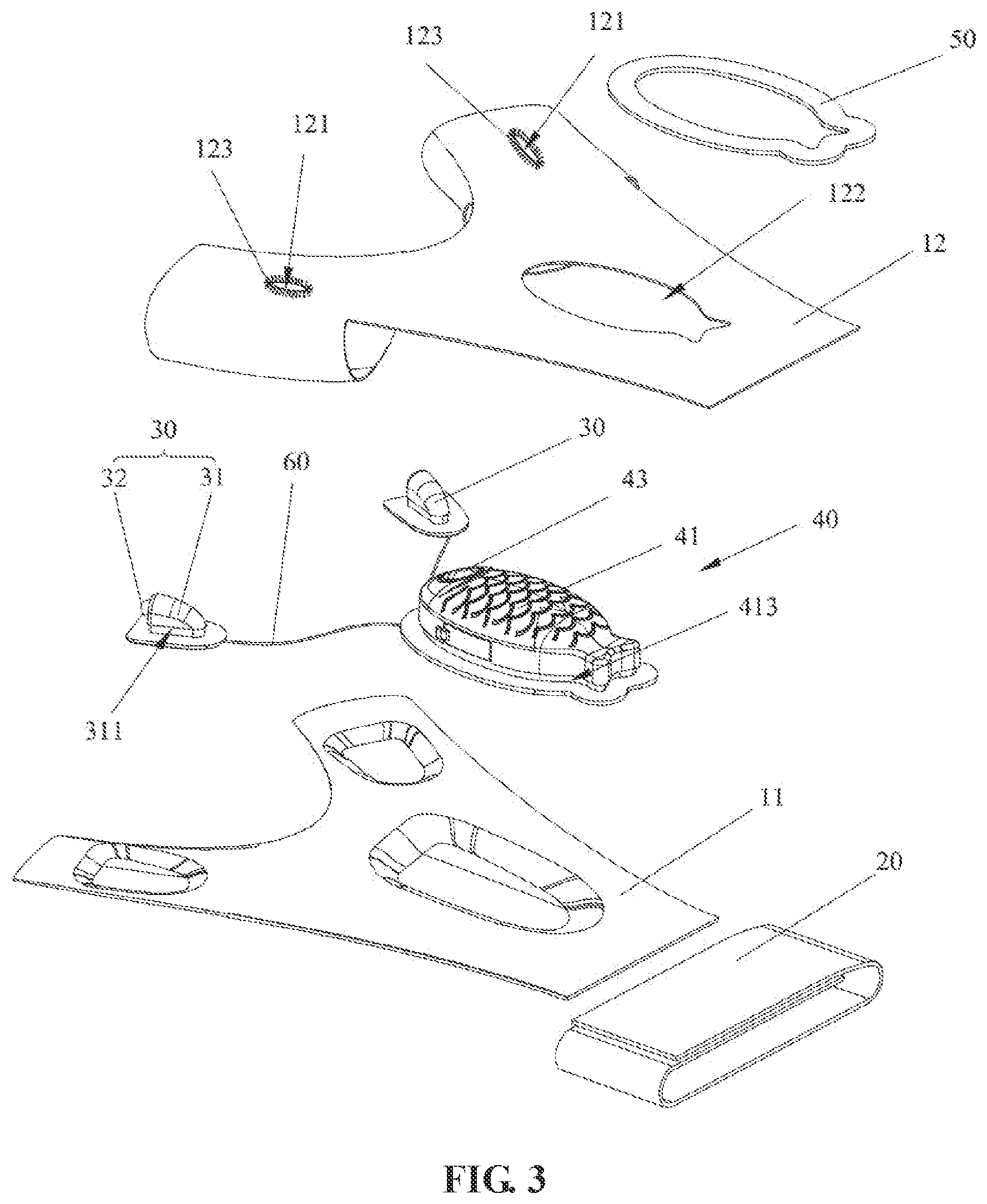 Patent US12098837 Figure 3 – Lighting glove