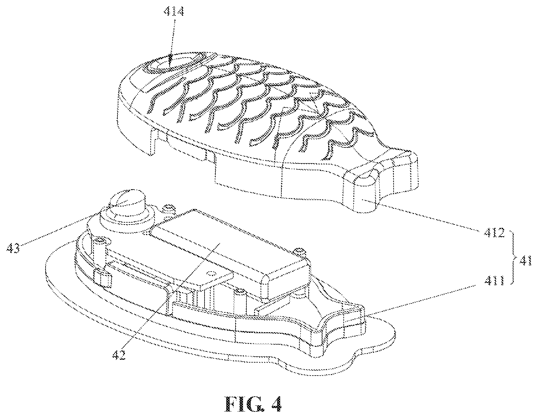 Patent US12098837 Figure 4 – Lighting glove