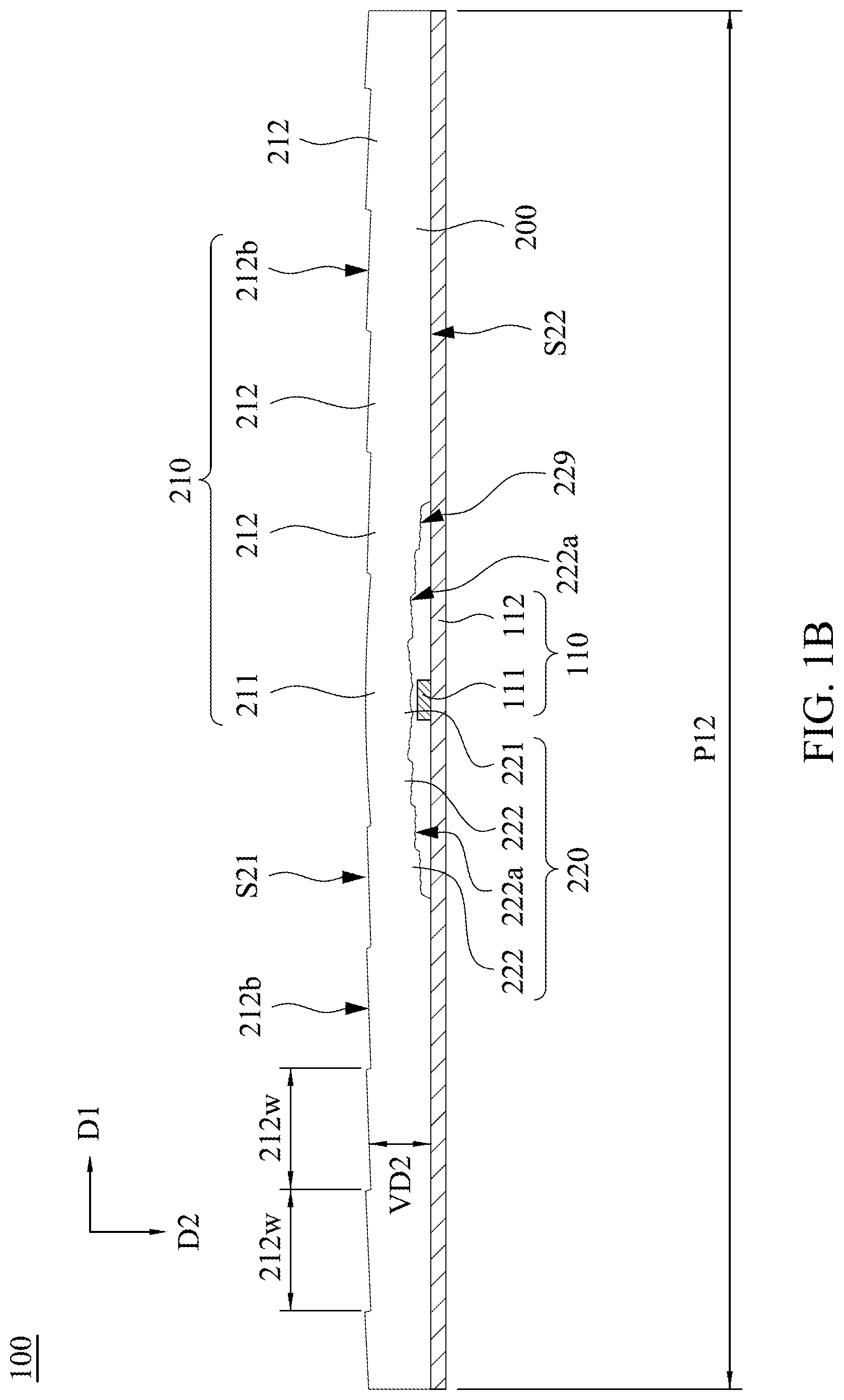 Patent US12098841 Figure 2 – Optical component, light source module and display device