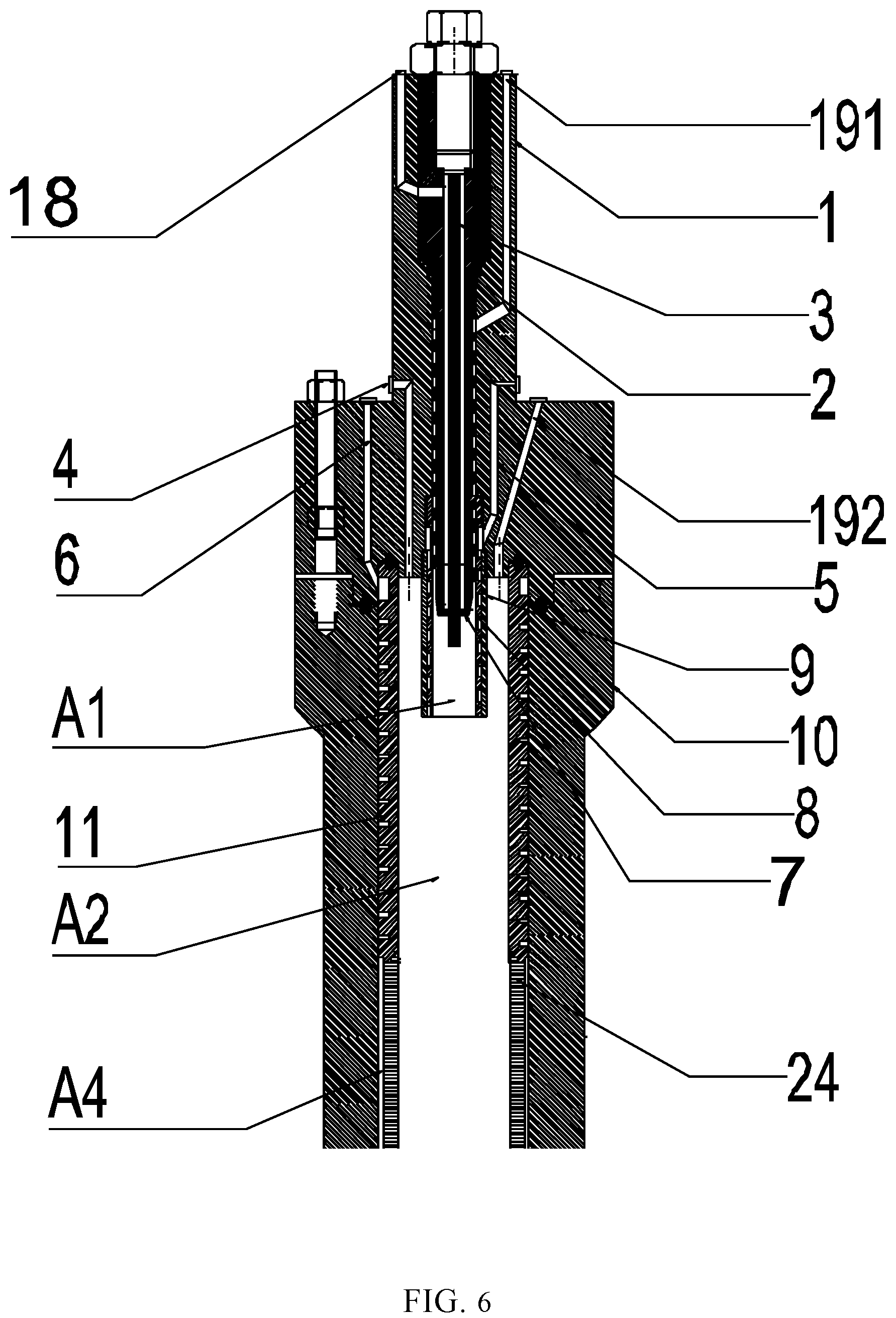 Patent US12098845 Figure 5 – Supercritical hydrothermal combustion device