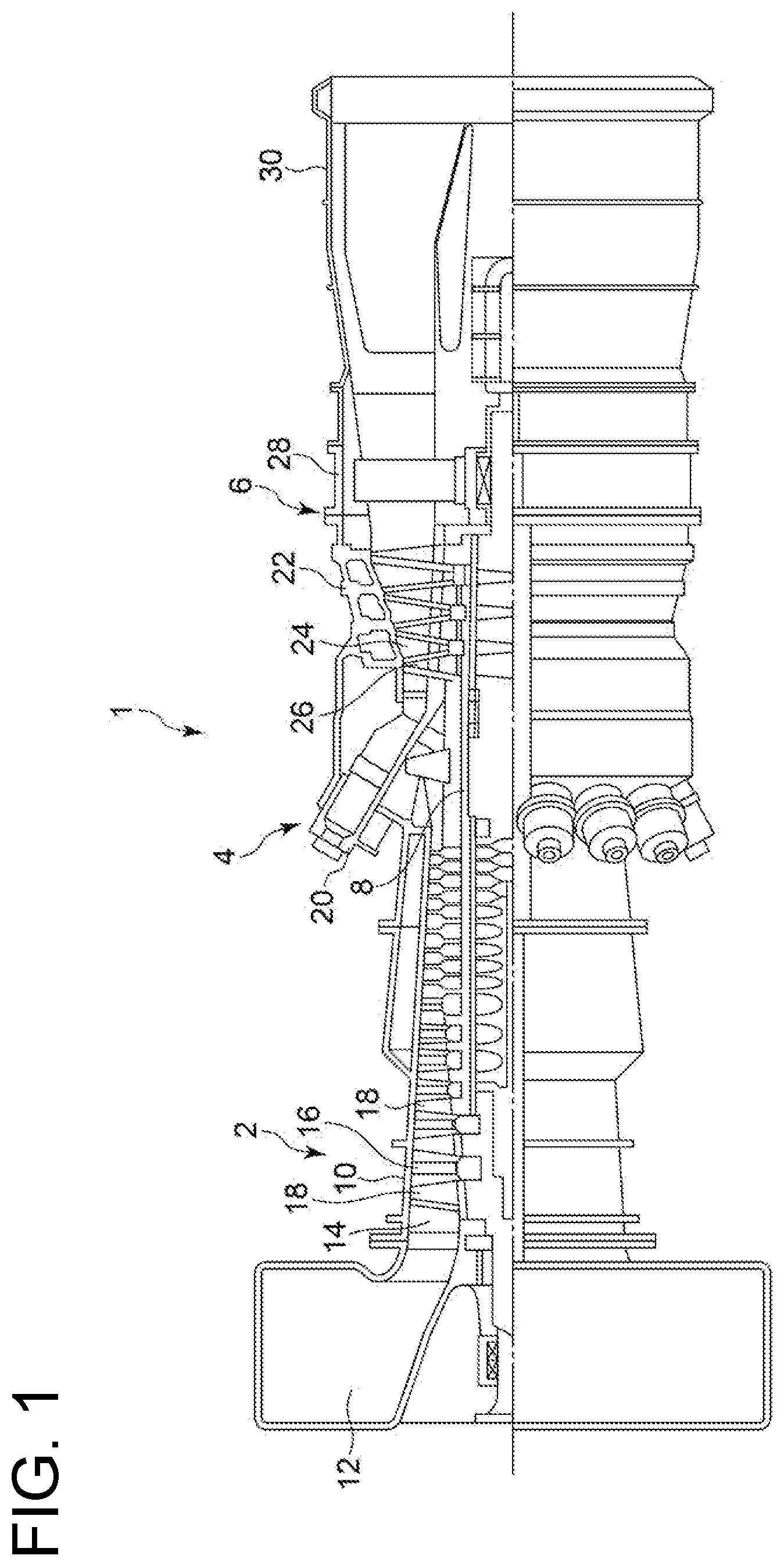 Patent US12098847 Figure 1 – Gas turbine combustor and gas turbine