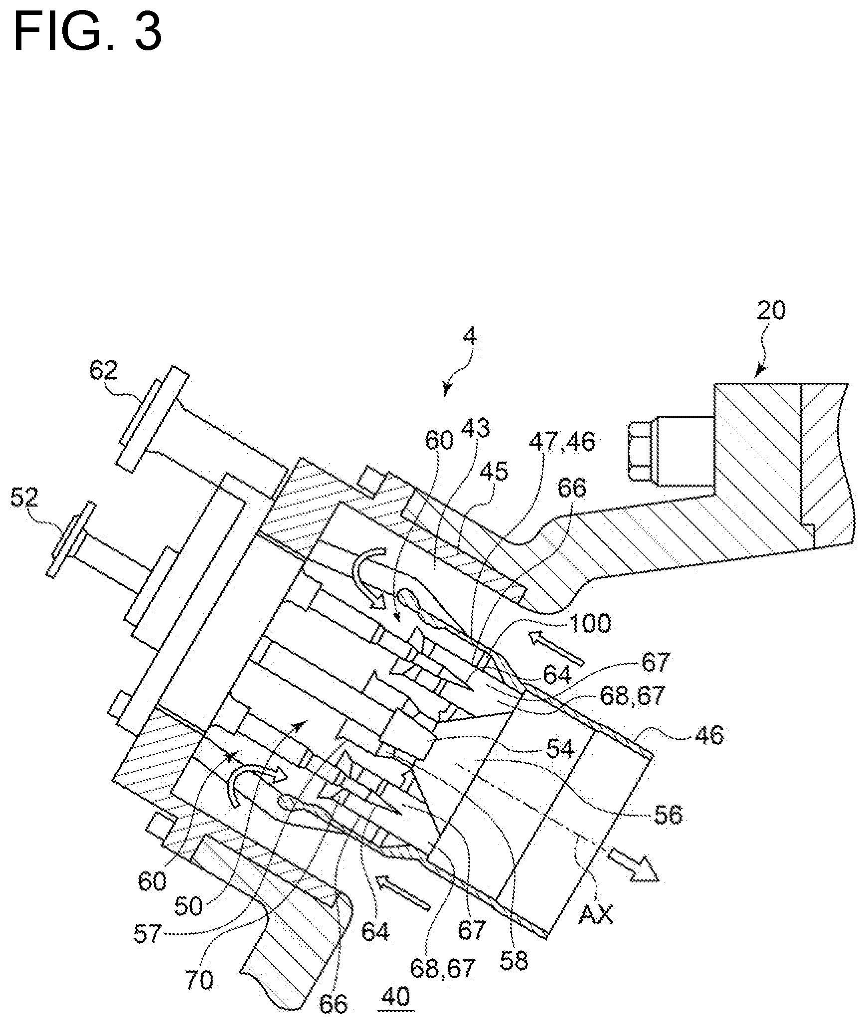 Patent US12098847 Figure 3 – Gas turbine combustor and gas turbine