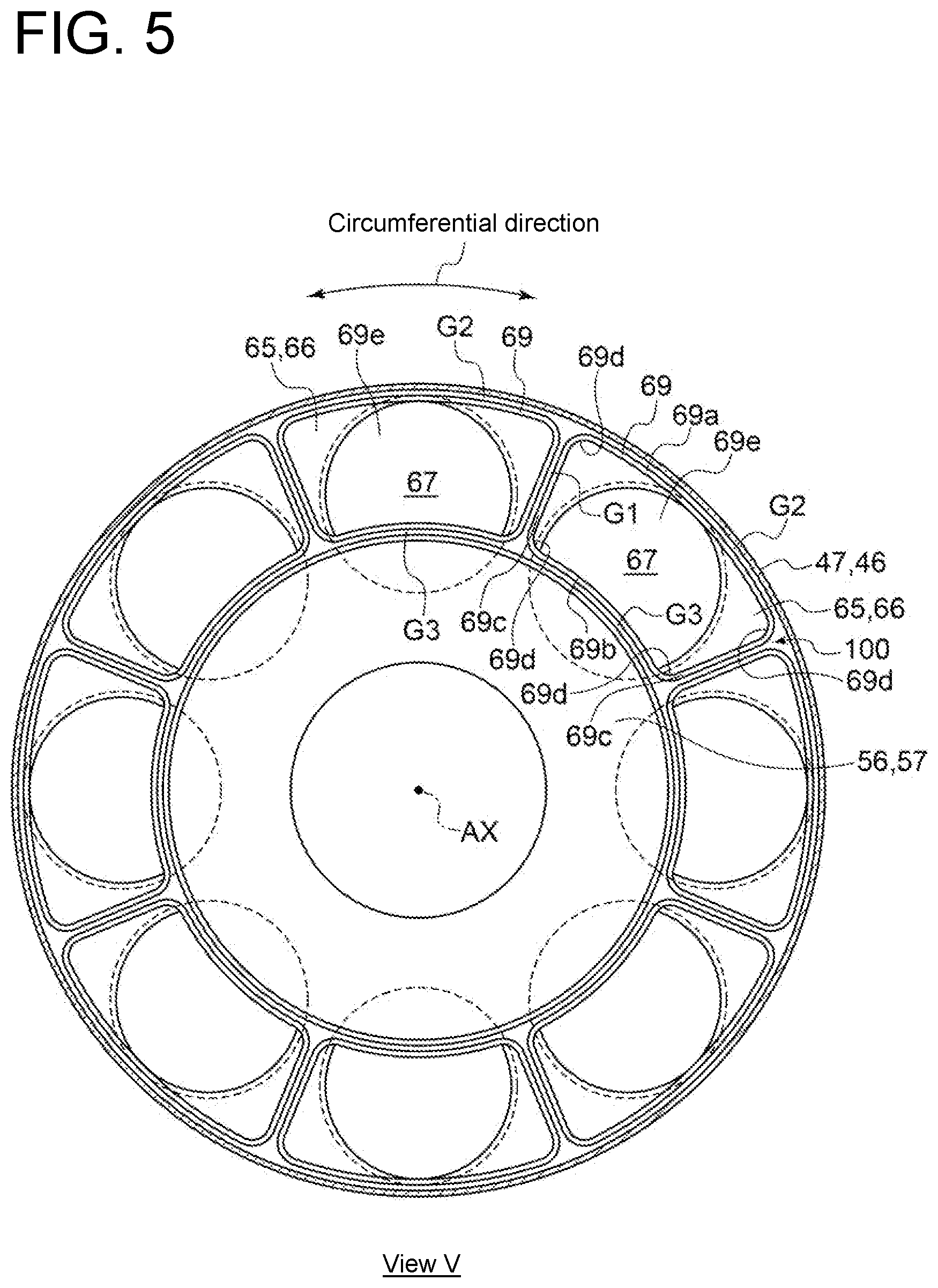 Patent US12098847 Figure 5 – Gas turbine combustor and gas turbine