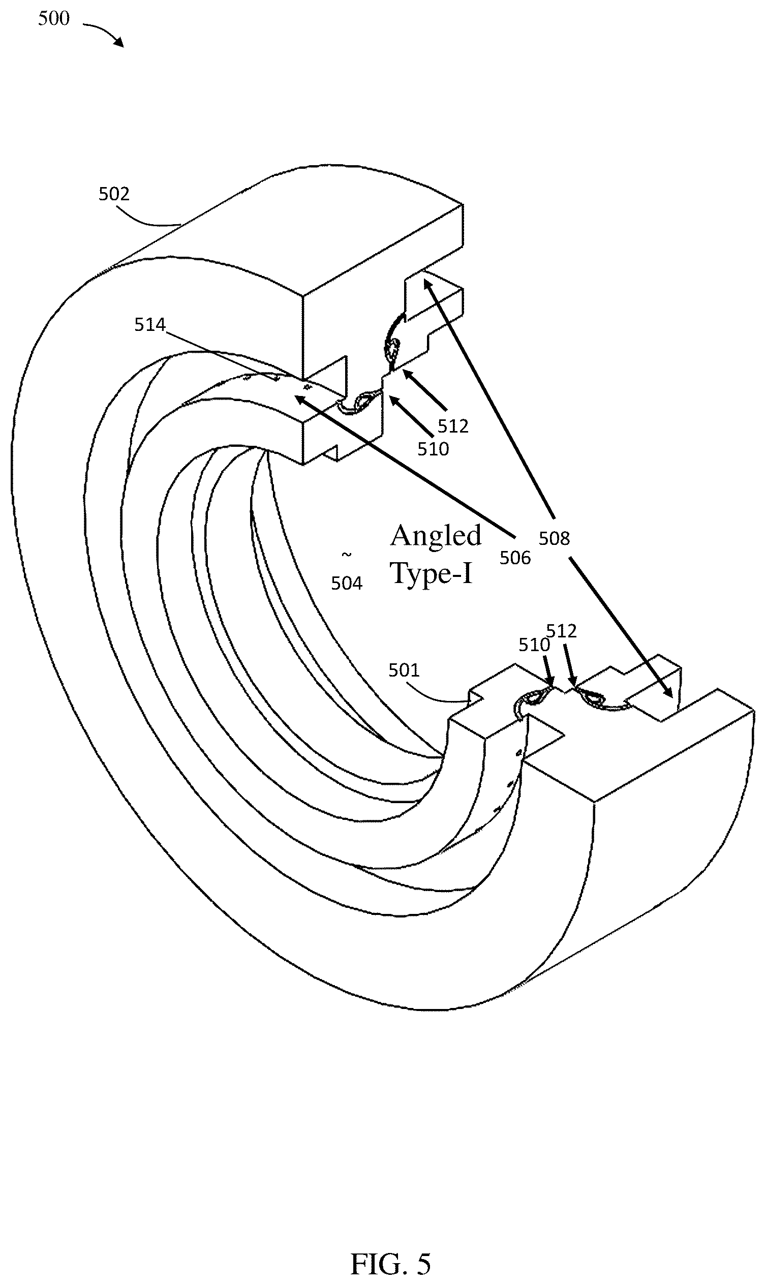 Patent US12098848 Figure 6 – Injection manifold with Tesla valves for rotating detonation engines